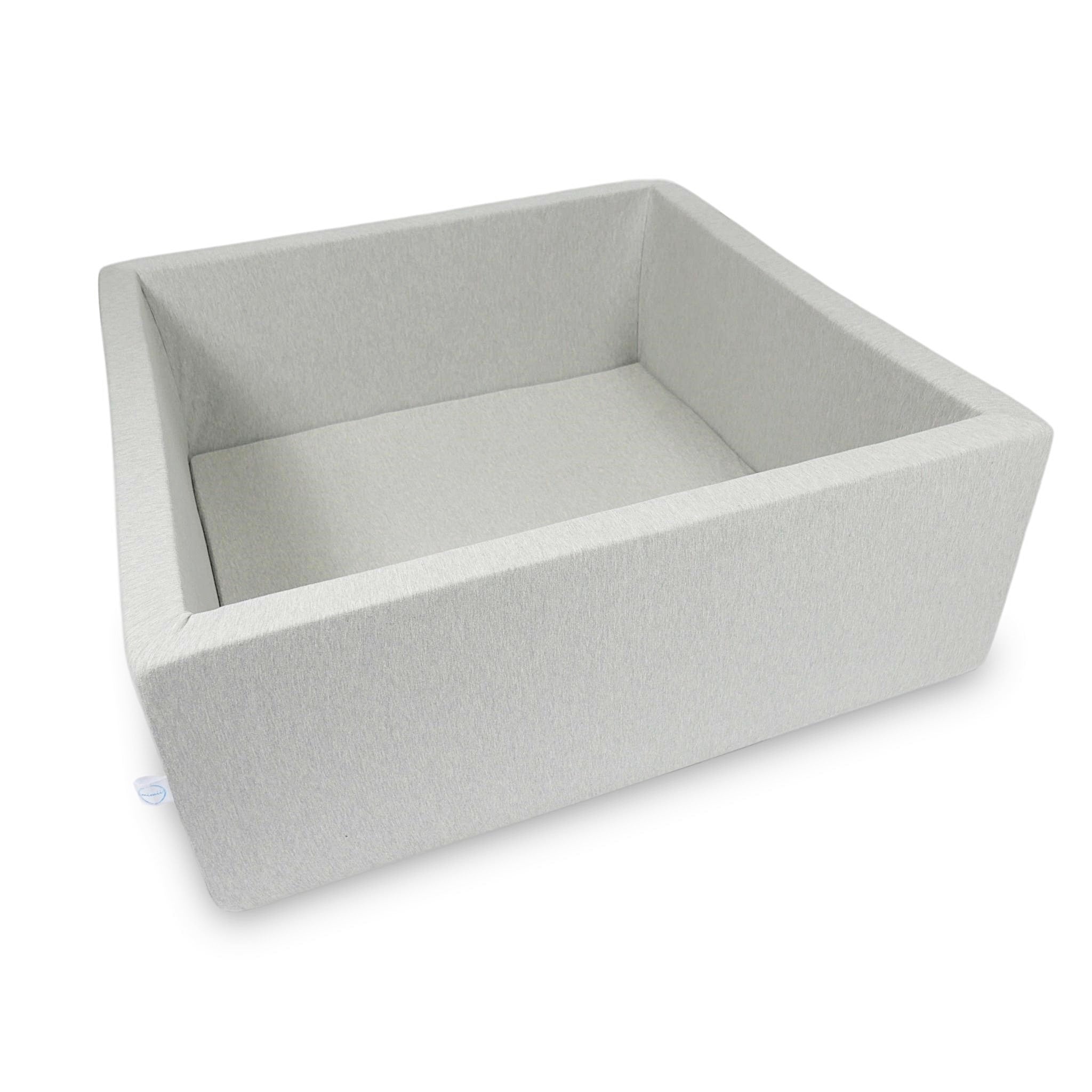 Square ball pit 110x110x40 cm Light Gray without balls