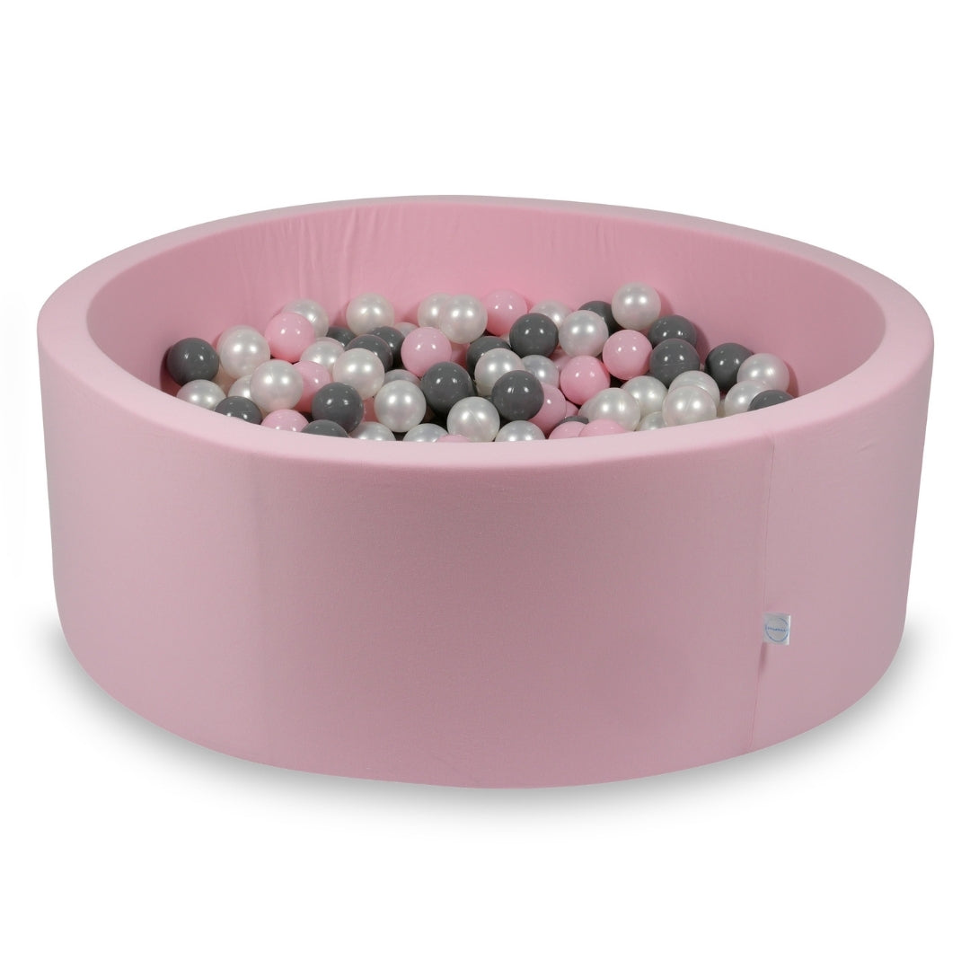 Powder pink ball pit 110x40 cm with 500 balls
