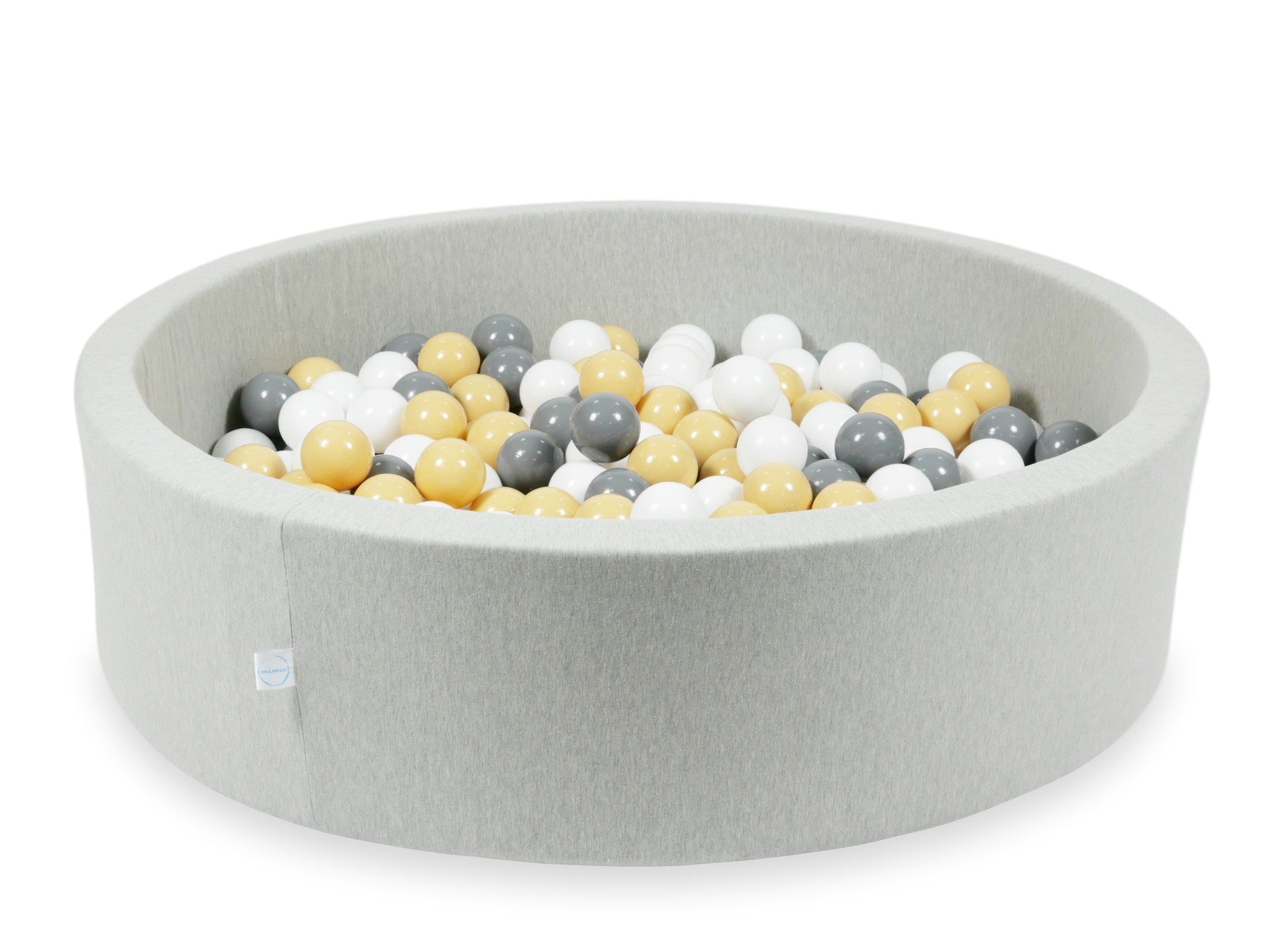 Light Gray Ball Pit 110x30 cm with 400 balls