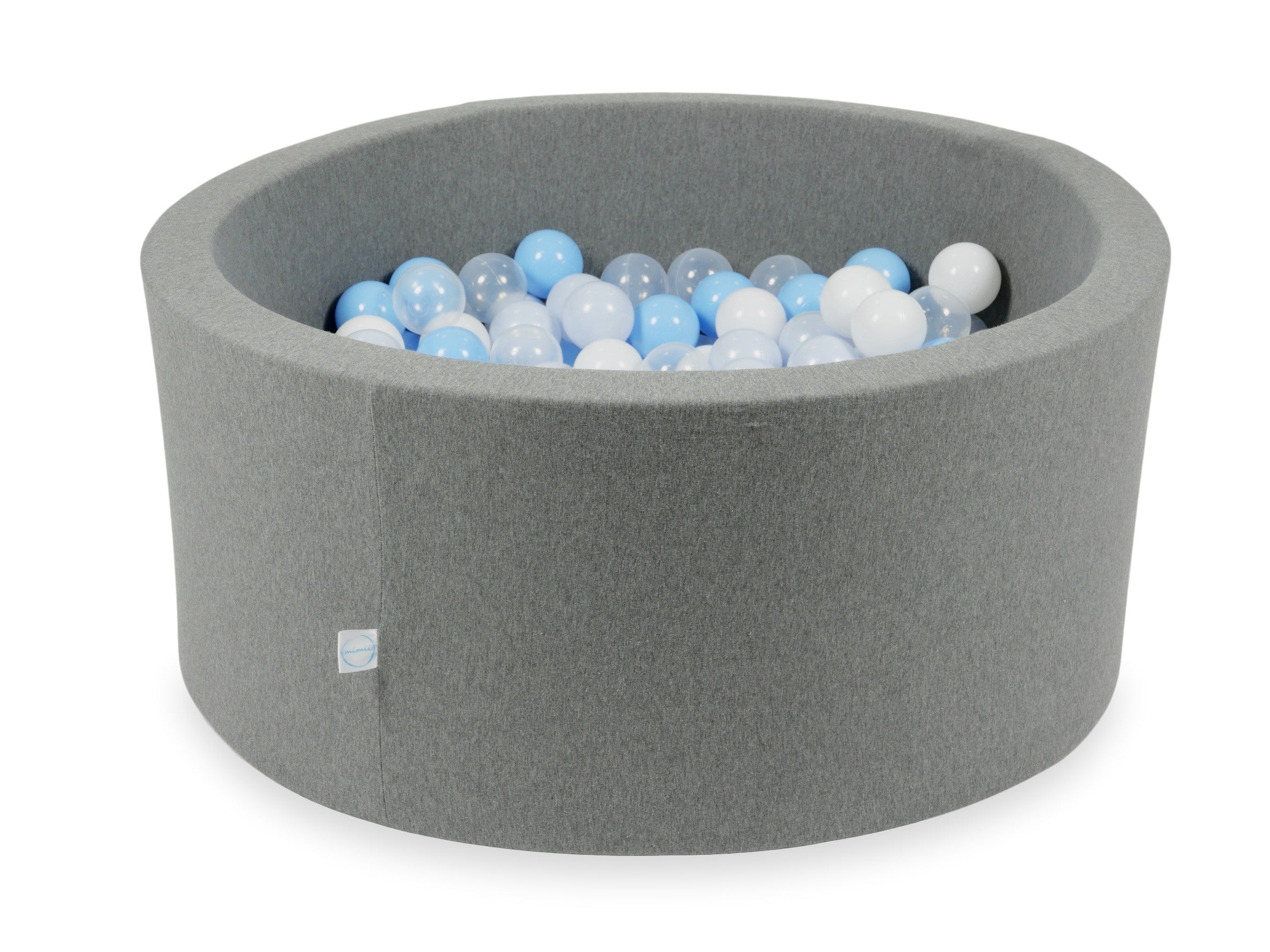 90x40 cm Gray Ball Pit with 300 Balls