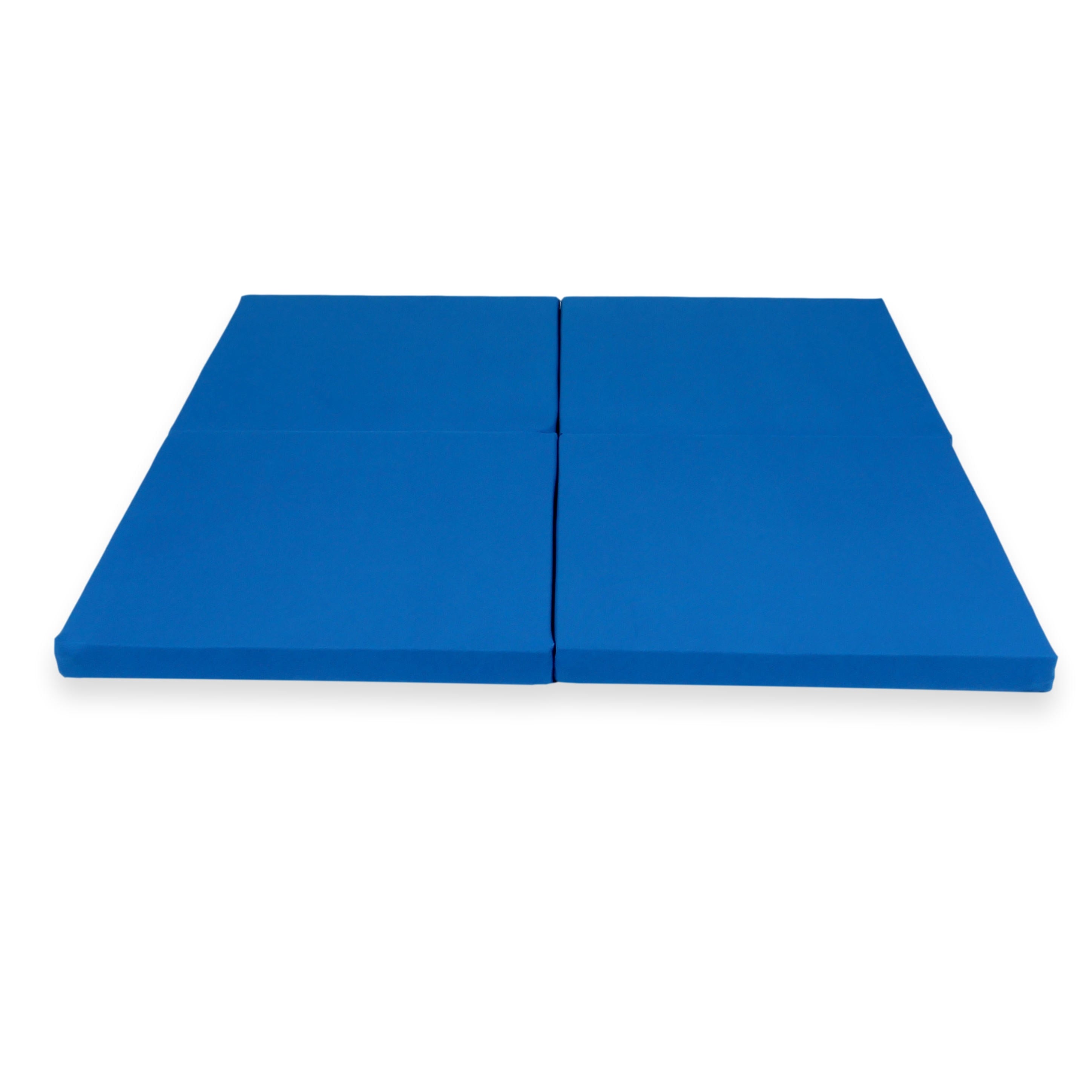 Foldable square baby play mat 120 × 120 cm in jersey