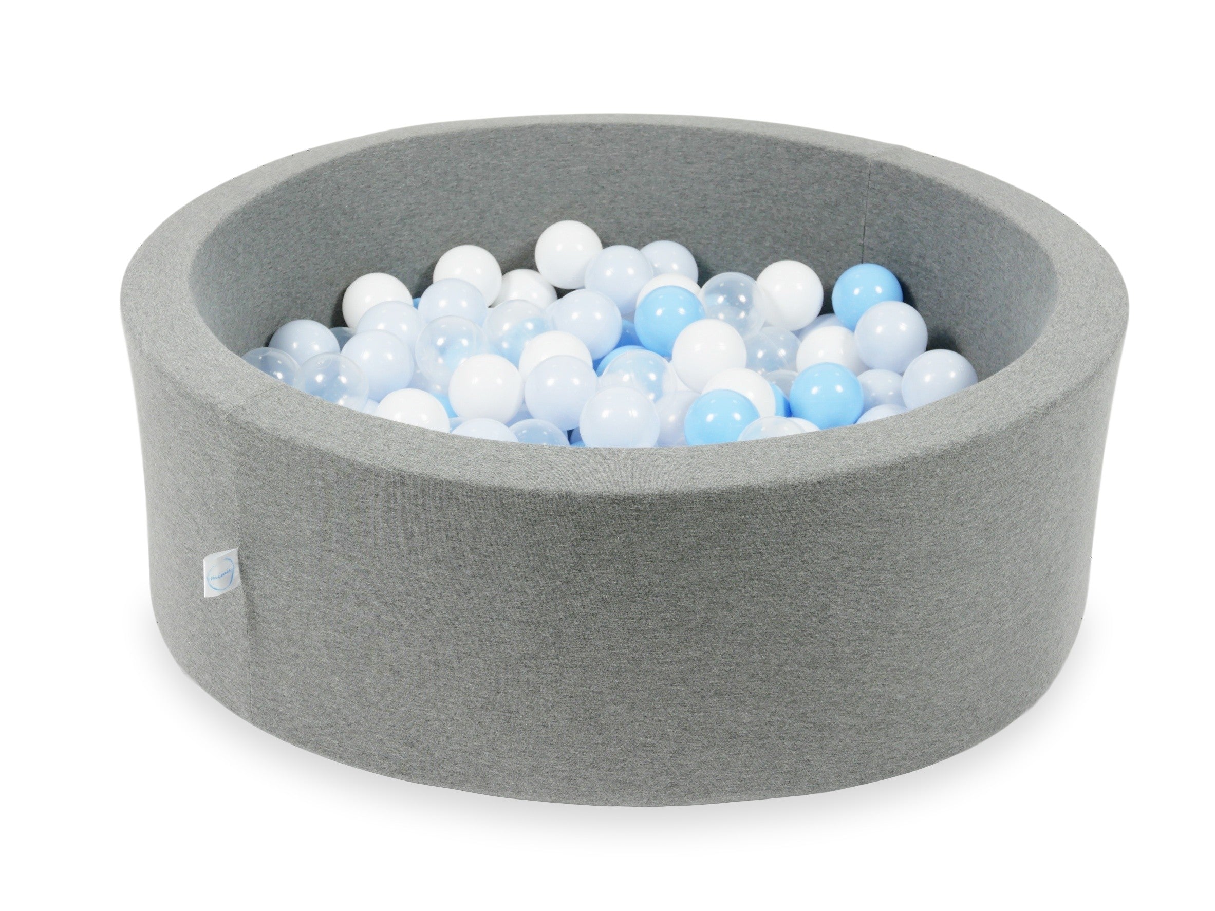 Ball pool in gray 90x30 cm with 200 balls