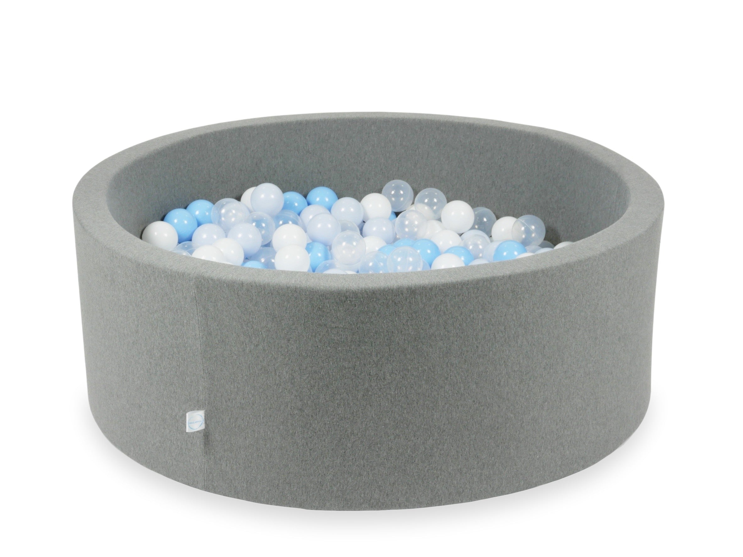 Gray ball pit 110x40 cm with 500 balls
