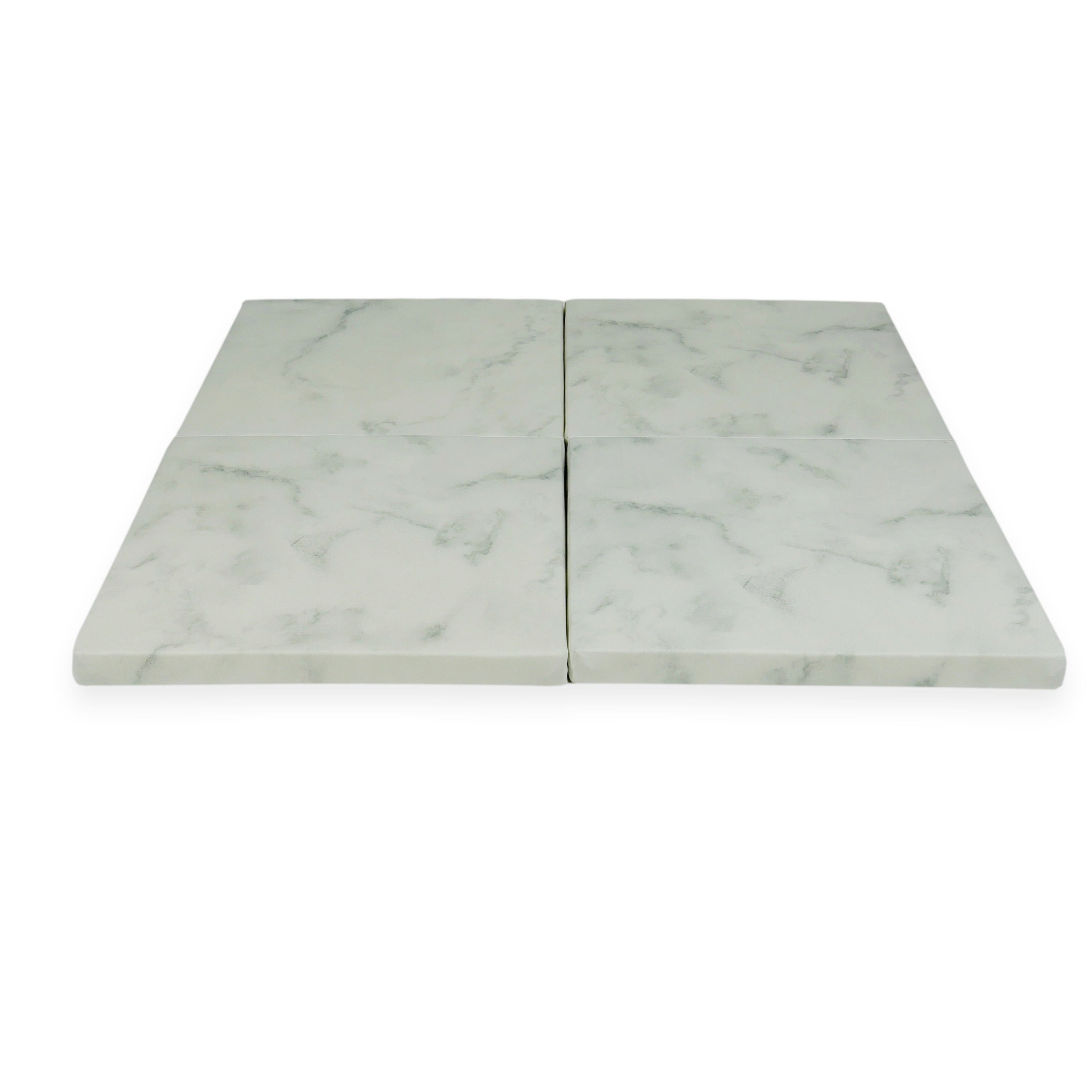 Foldable square baby play mat 120 × 120 cm in jersey