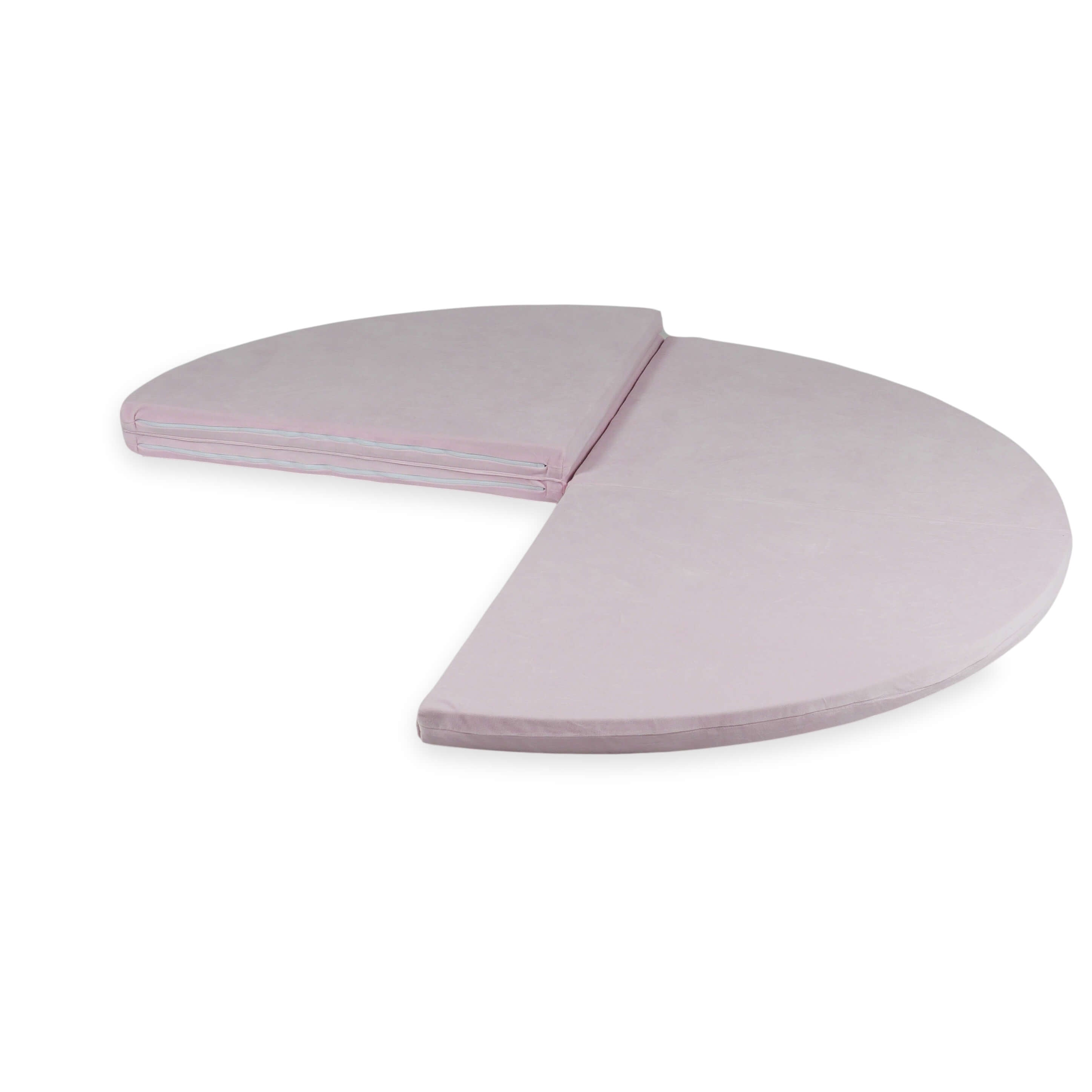 Round baby play mat 160cm in soft velvet