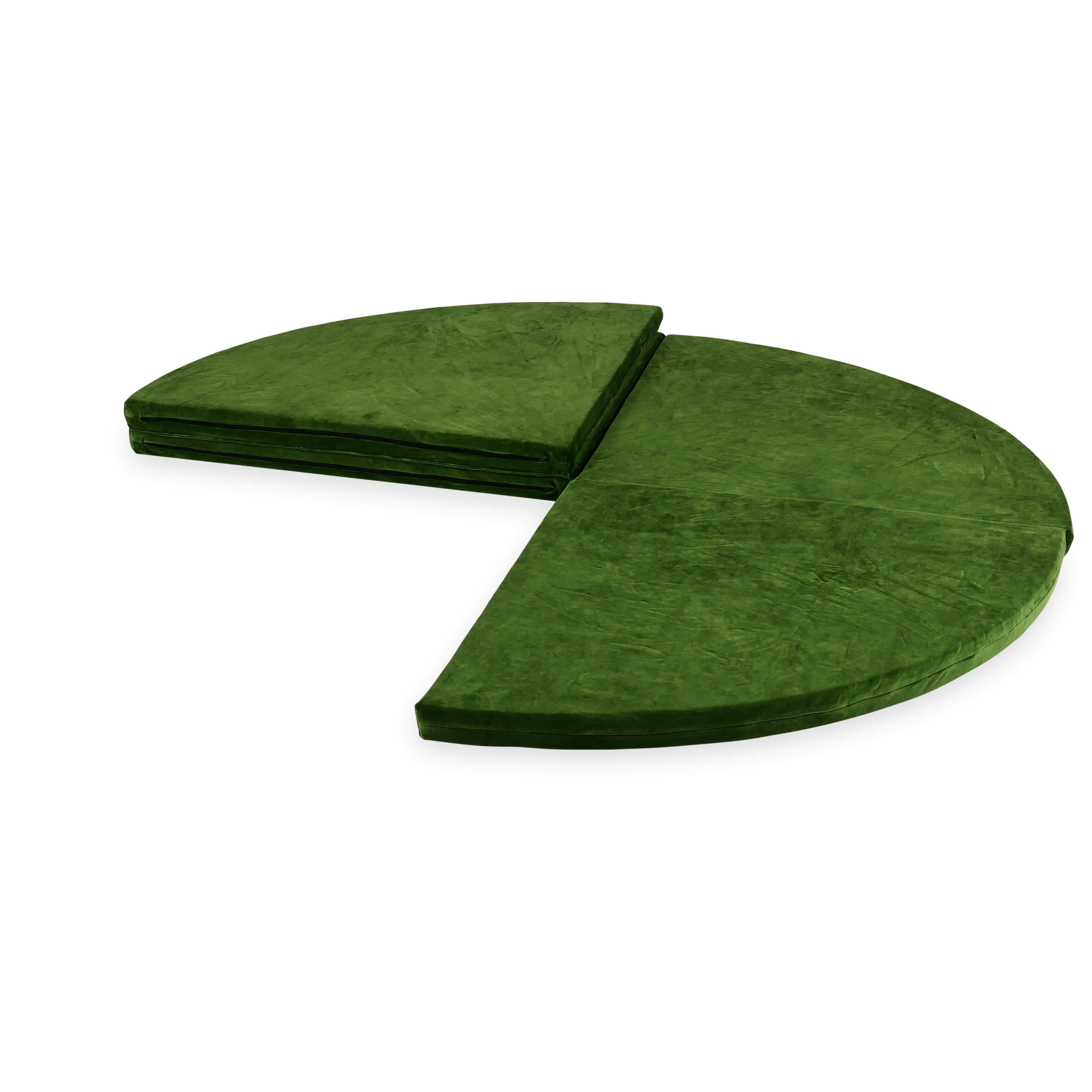 Round baby play mat 160cm in soft velvet
