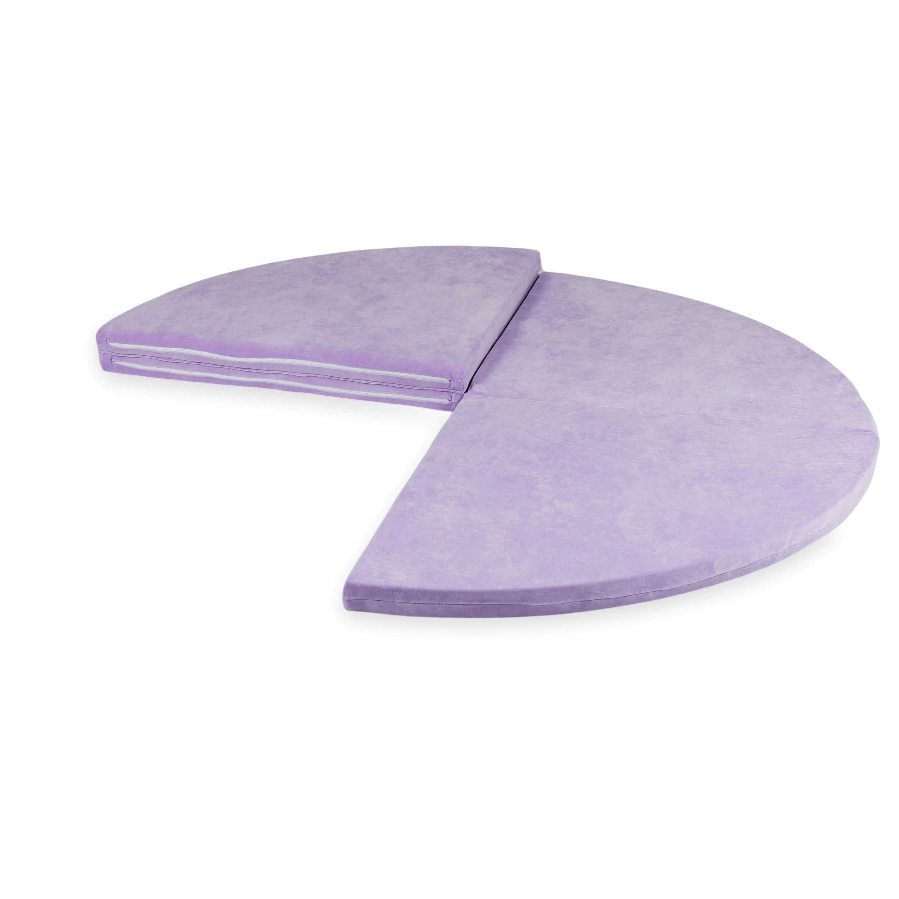 Round baby play mat 160cm in soft velvet