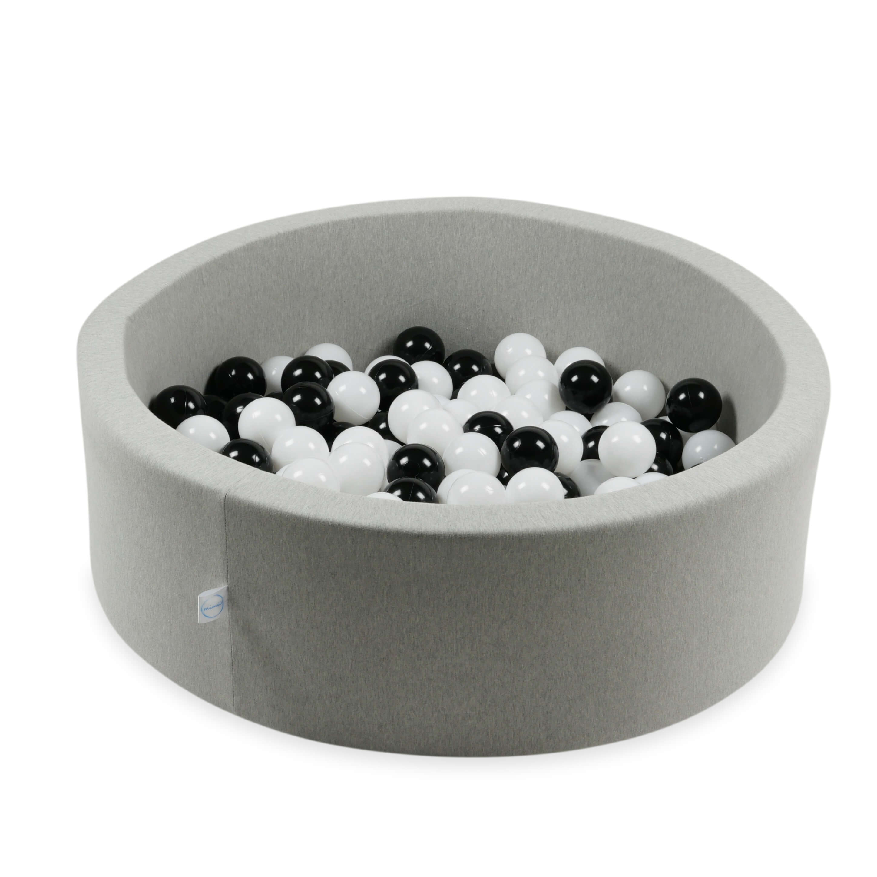 Game balls ø7cm 100 pieces white, black