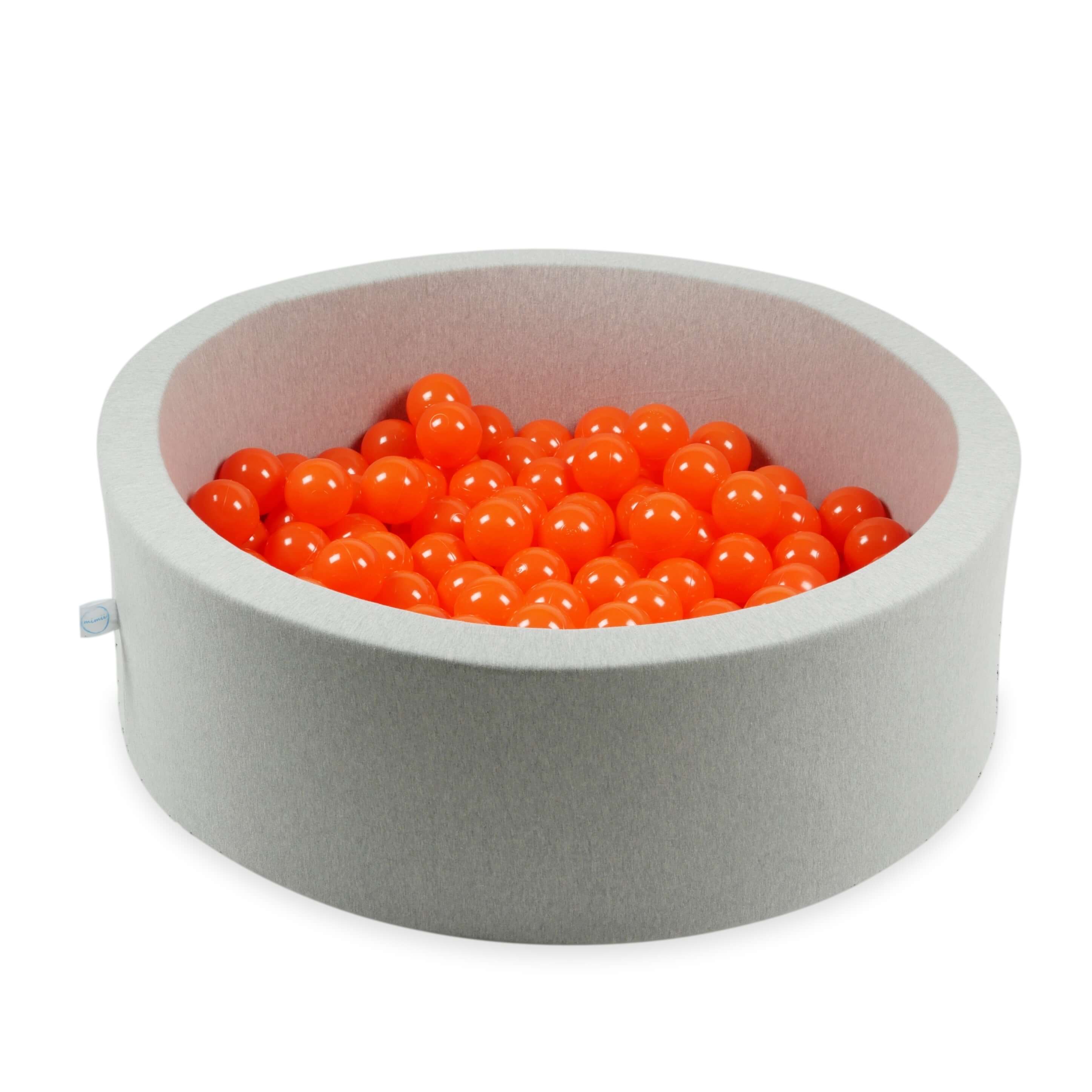 Mimii Bällebad-Bälle Ø 7 cm – 400 Stück – Orange