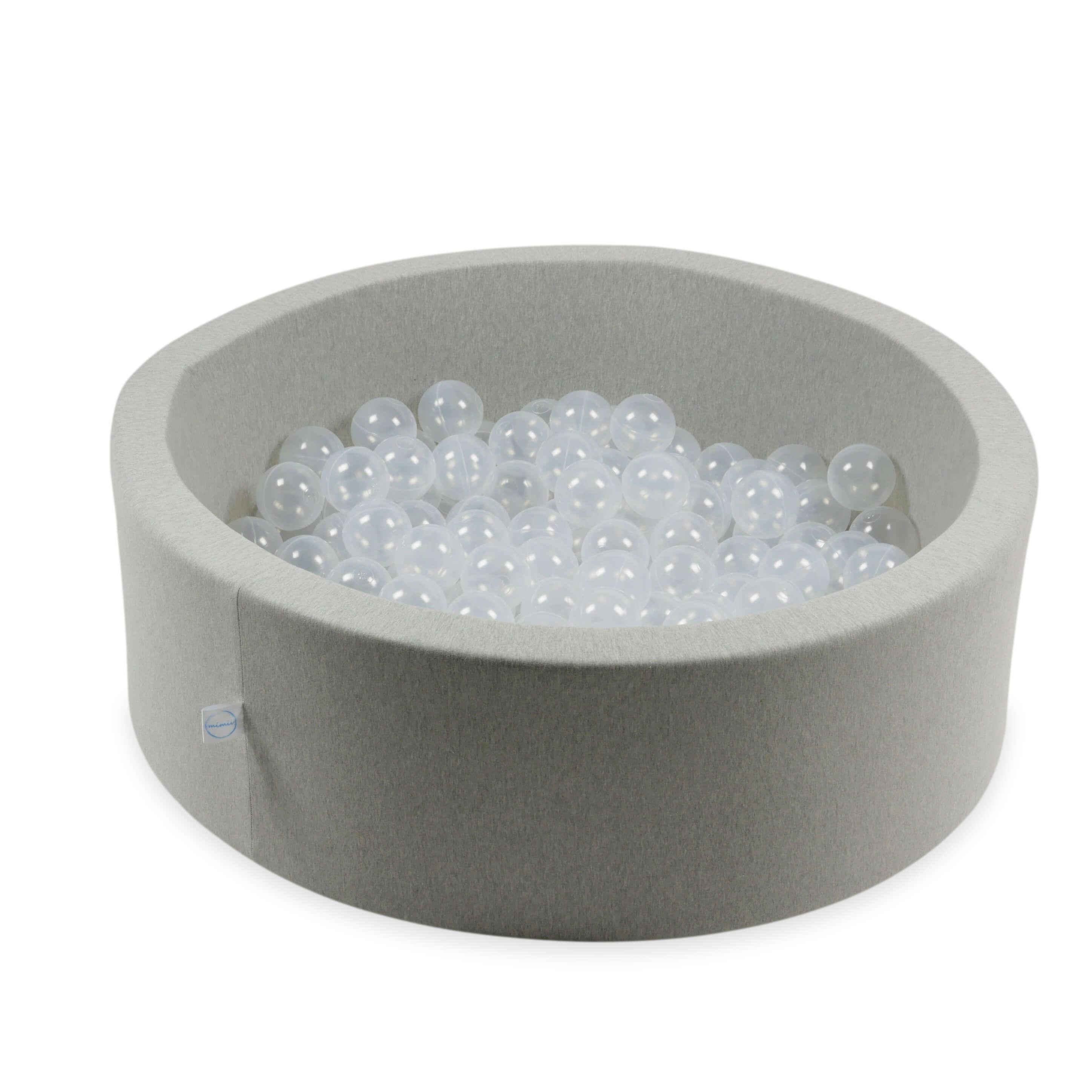 Game balls ø7cm 100 pieces transparent