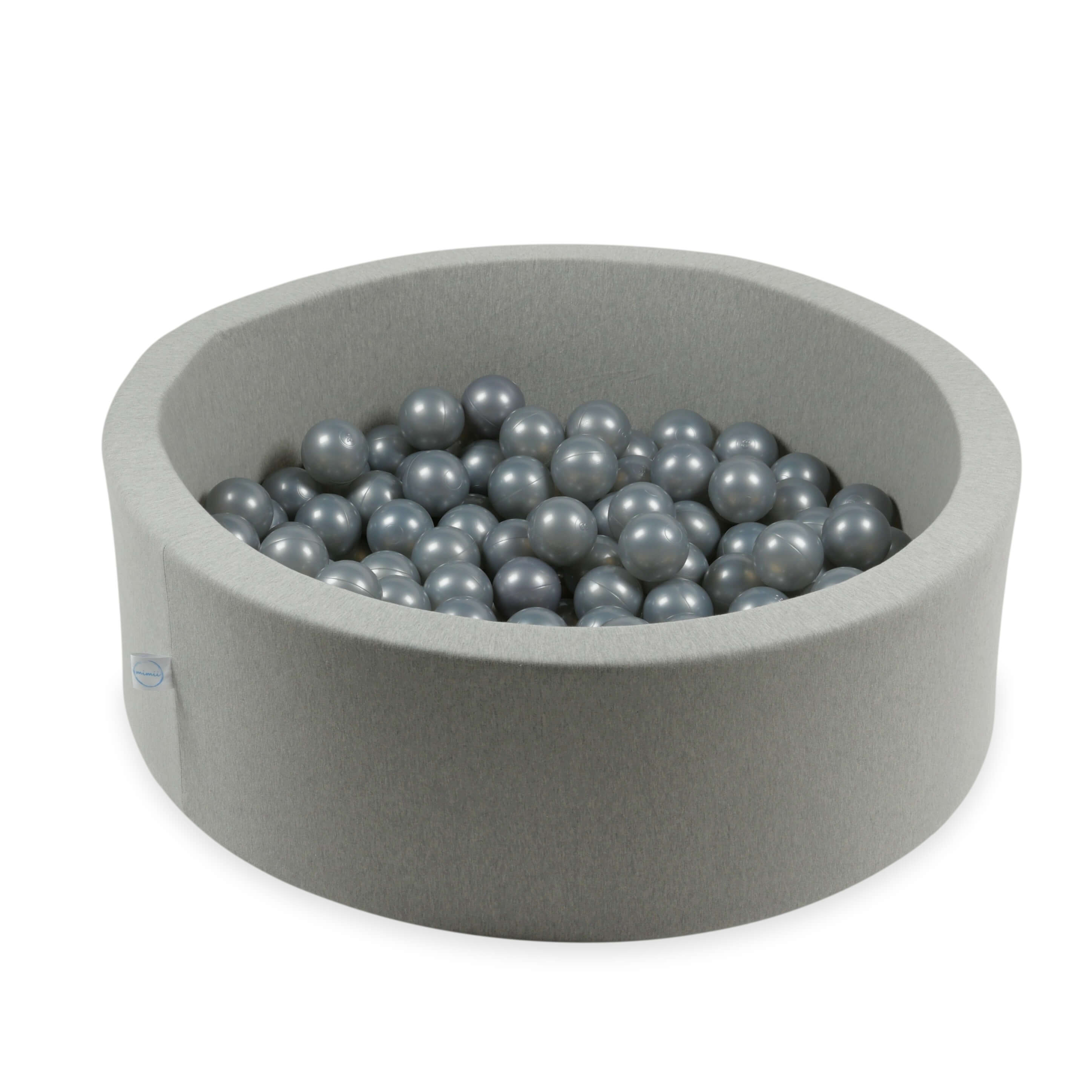 Mimii Bällebad-Bälle Ø 7 cm – 500 Stück – Silber