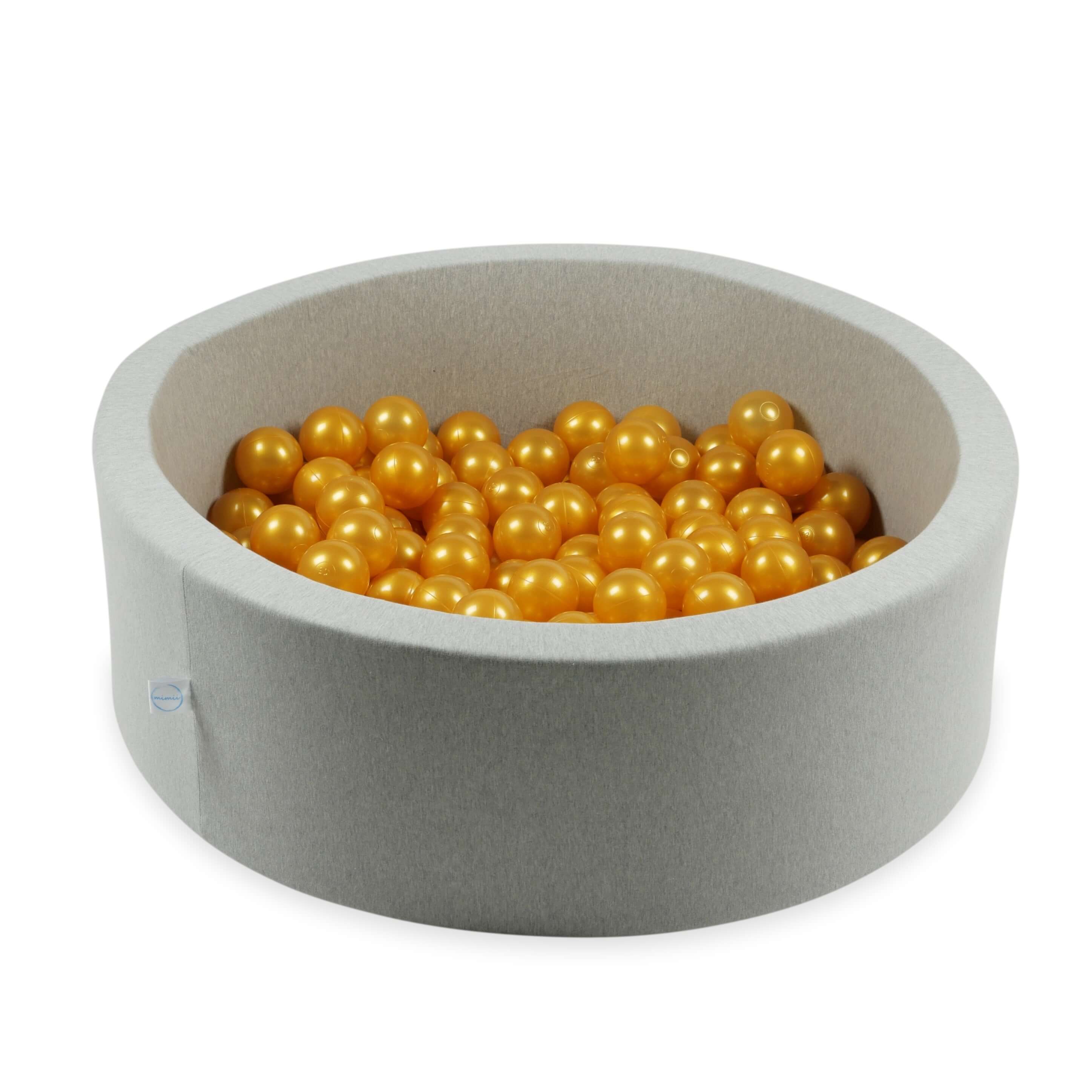 Play balls ø7cm 25 pieces gold