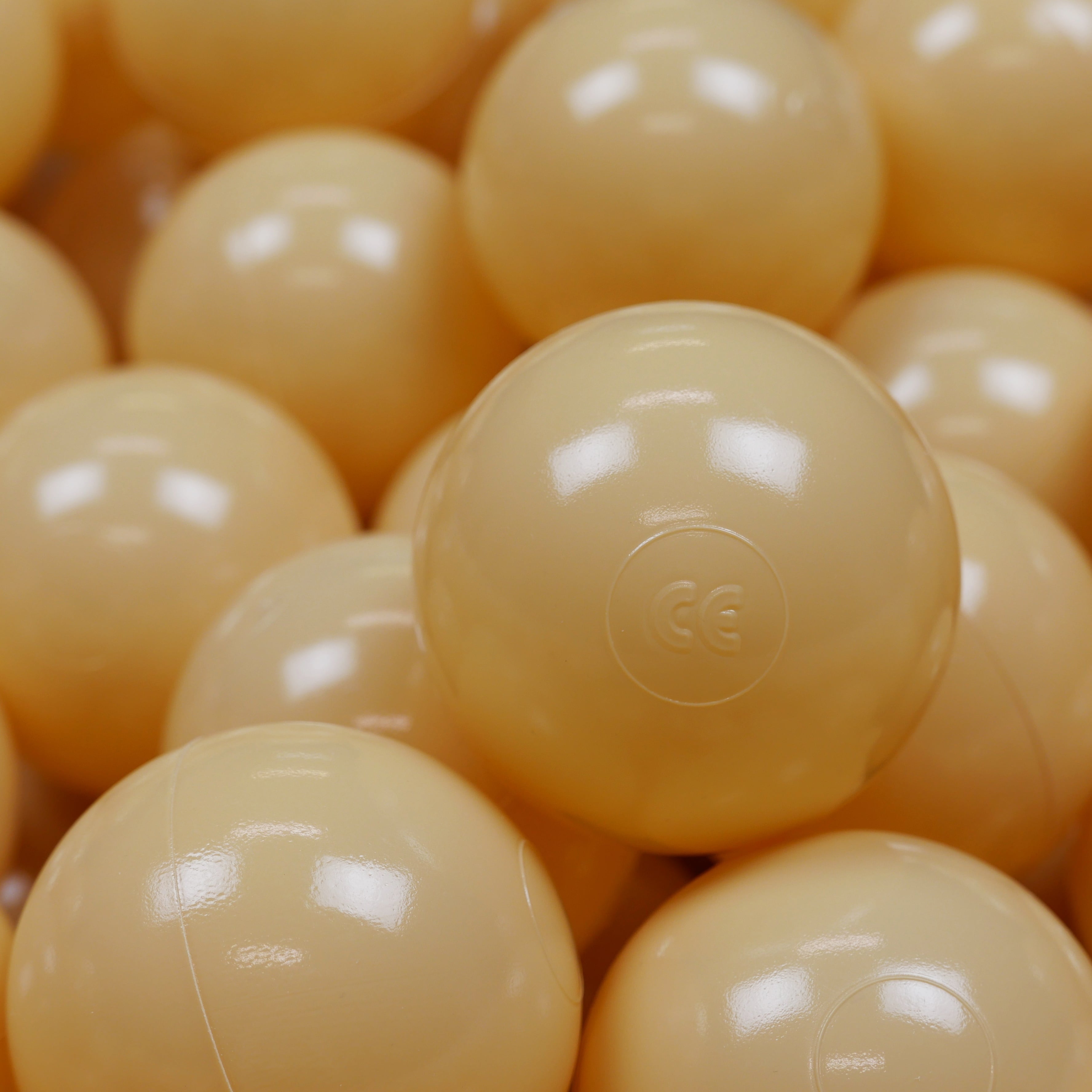 Play balls ø7cm 25 pieces beige