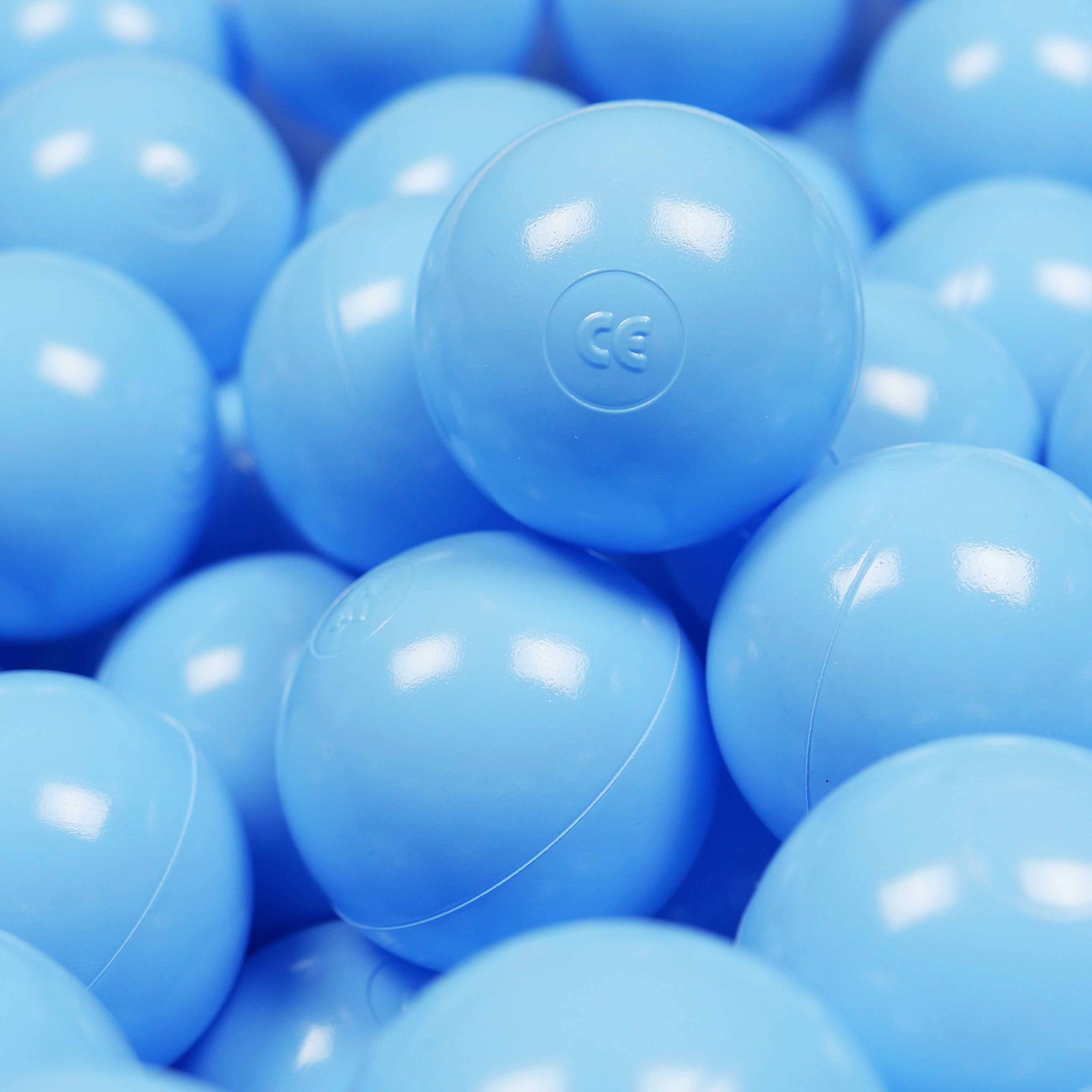 Game balls ø7cm 100 pieces light cyan