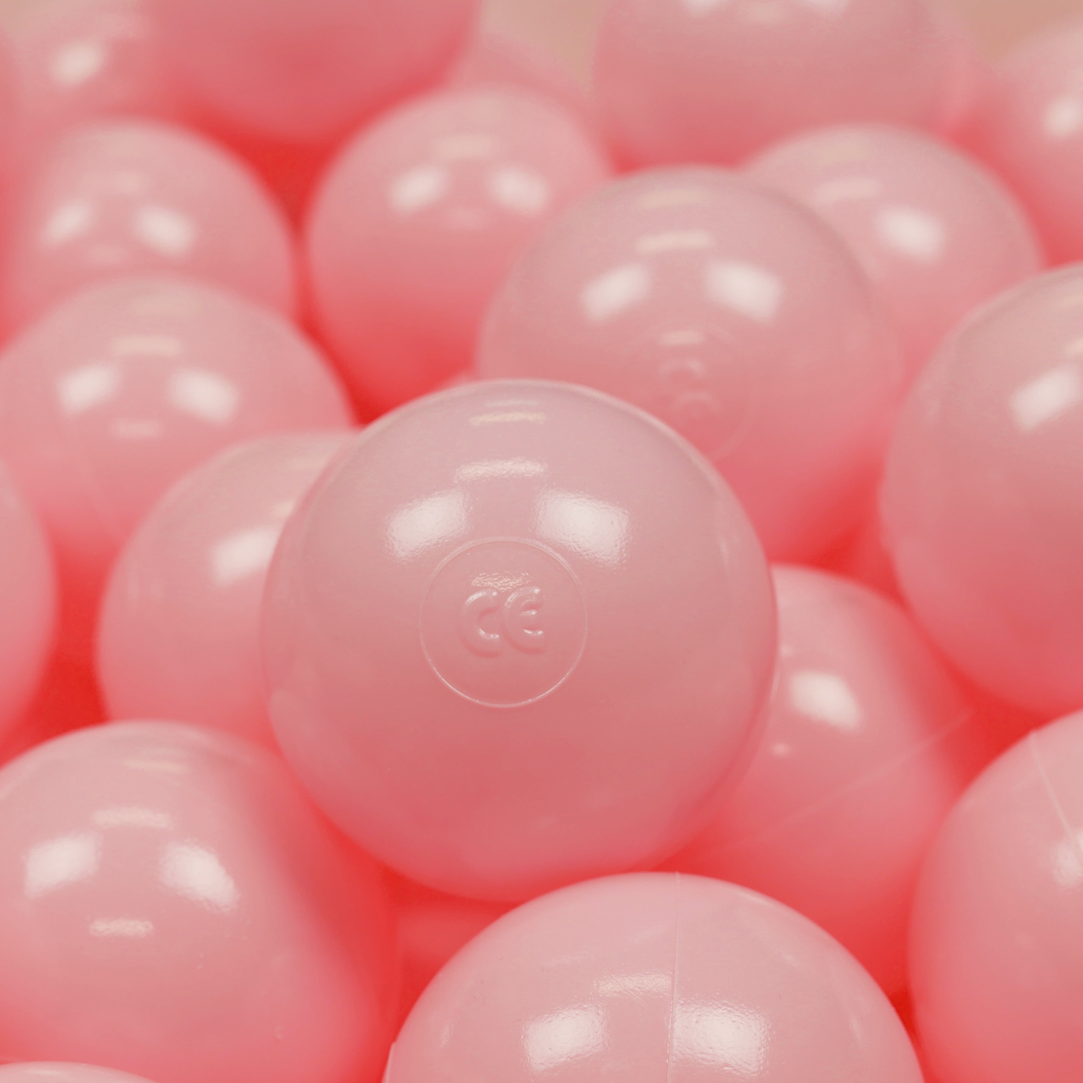 Game balls ø7cm 100 pieces light pink