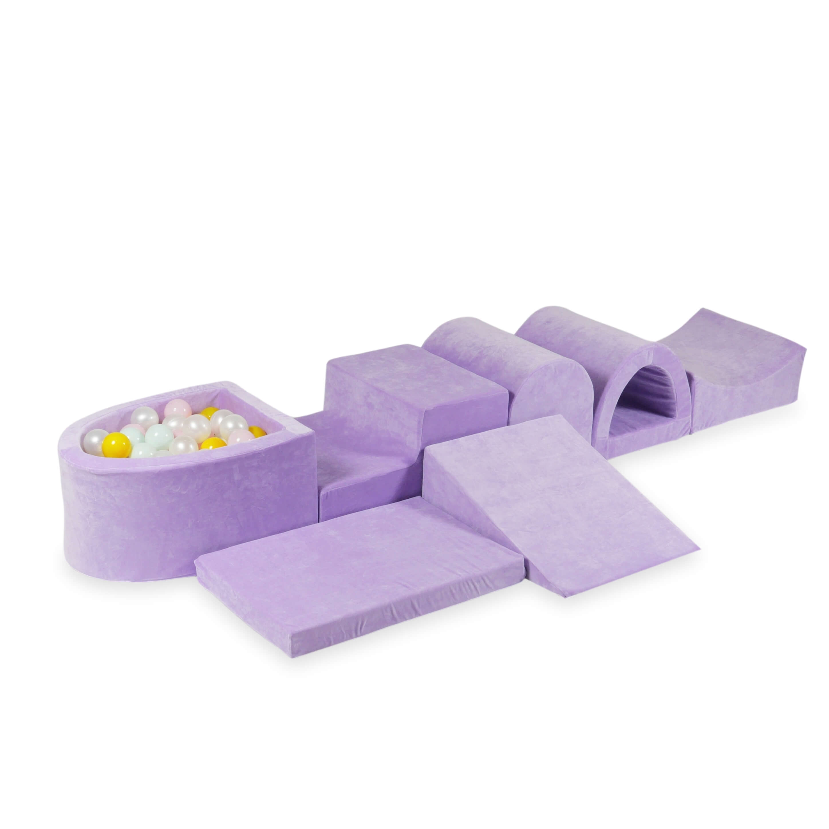 Larger foam play area with micro lilac pool + 100 balls