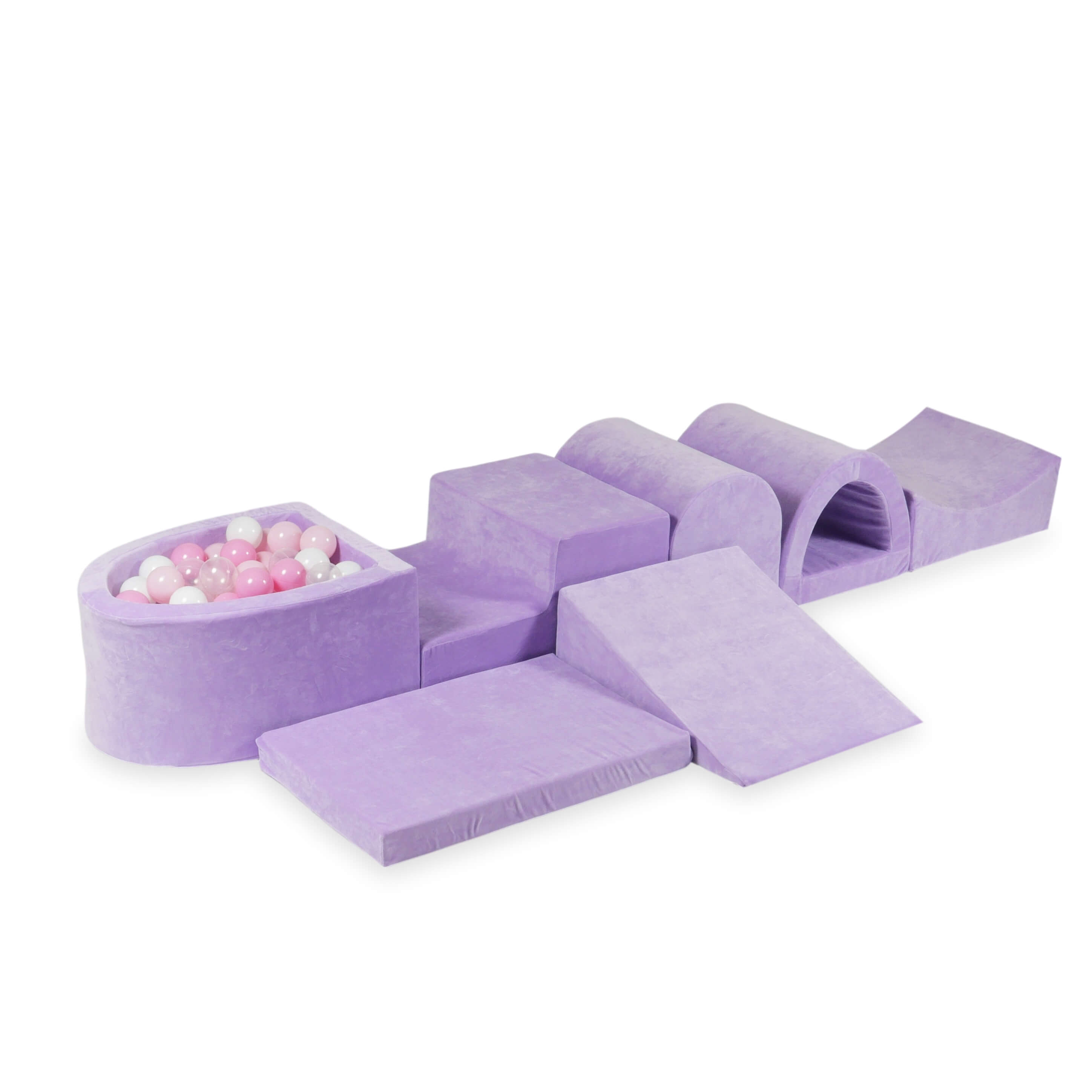 Larger foam play area with micro lilac pool + 100 balls