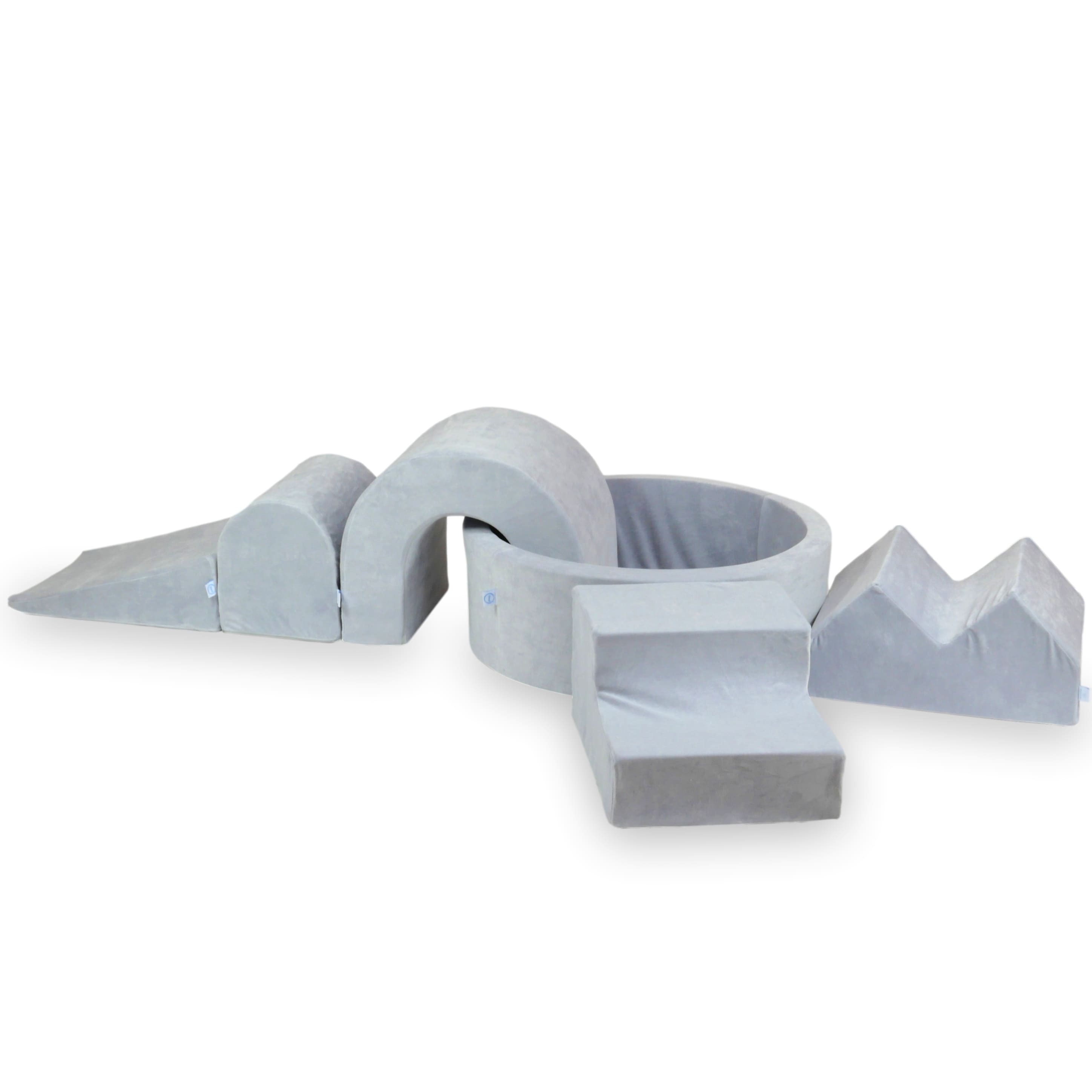 5 elements - set 14 (wedge, tunnel, hill, step, Peaks)
