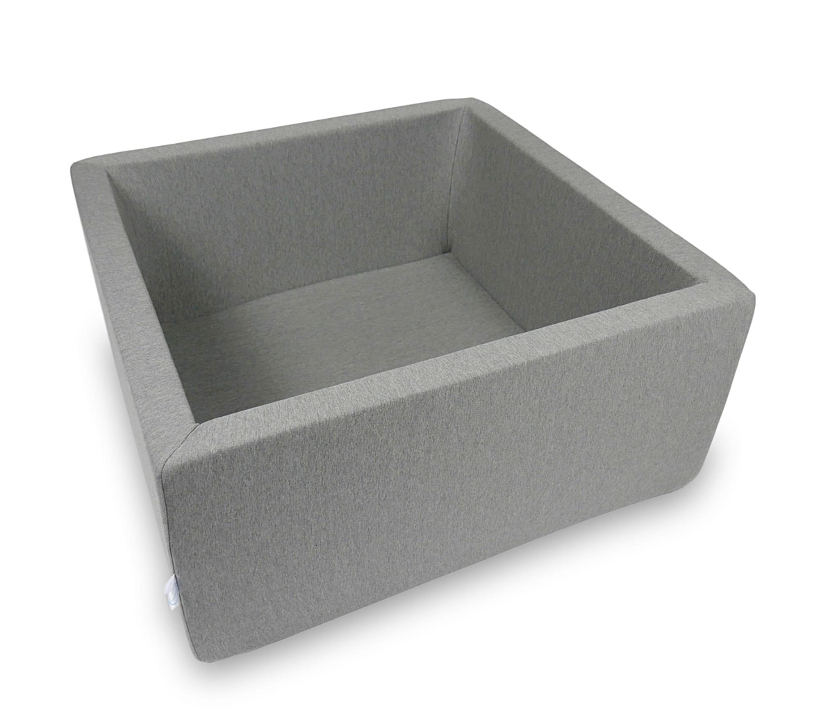Square ball pit 90x90x40 cm gray without balls