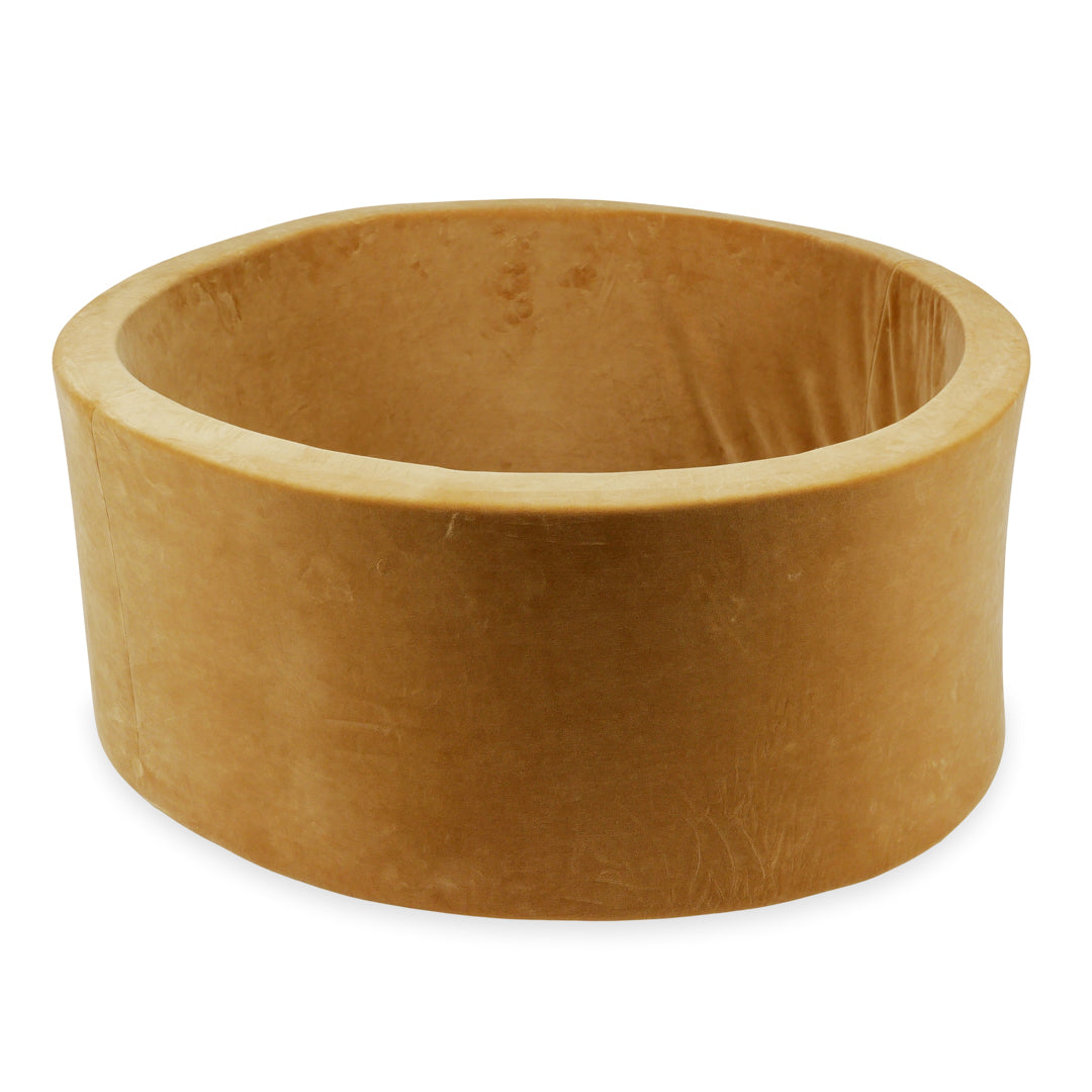 Ball Pit 90x40 velvet soft caramel without balls