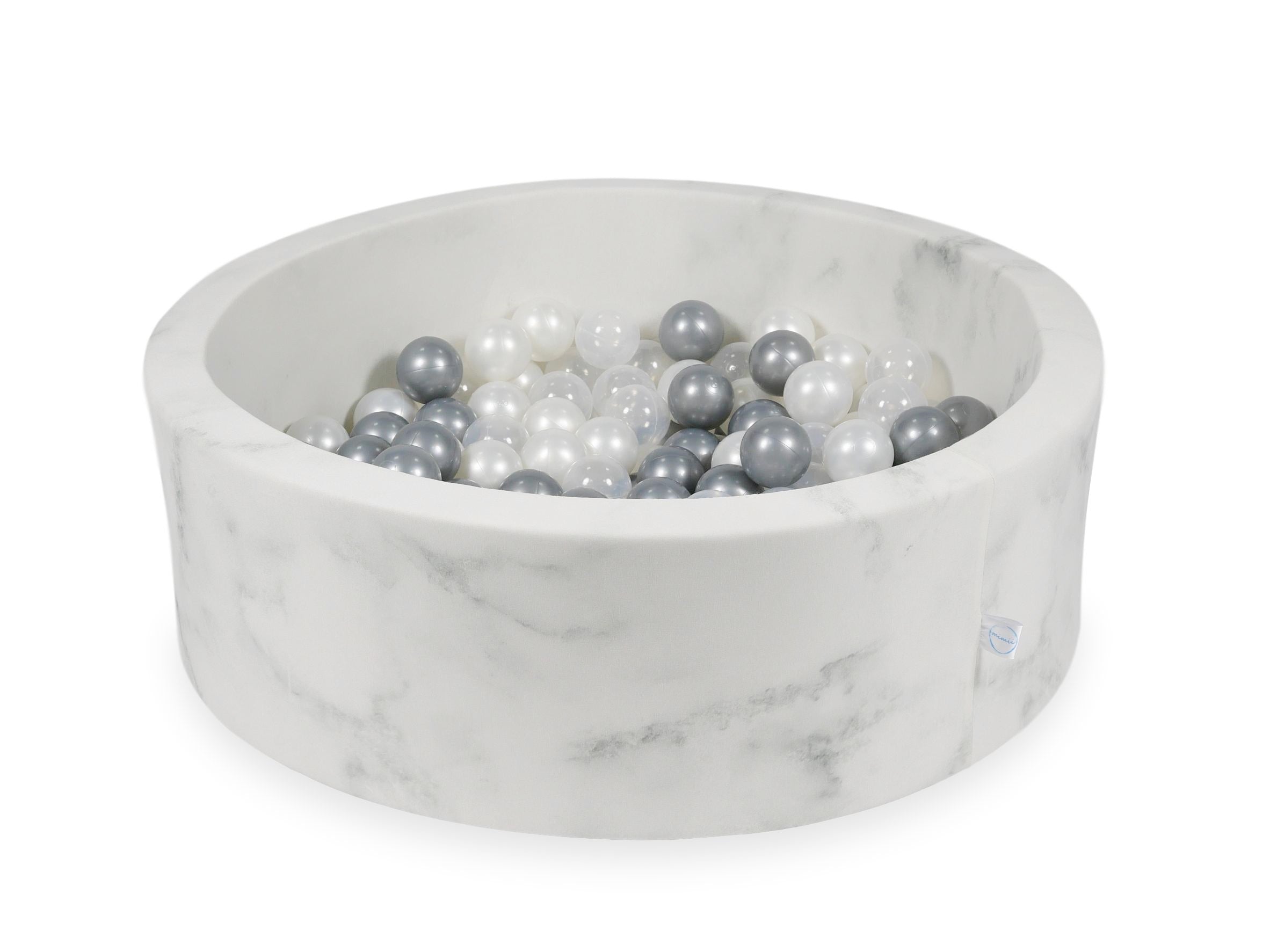 Ball pool in Marble velvet 90x30 cm with 200 balls
