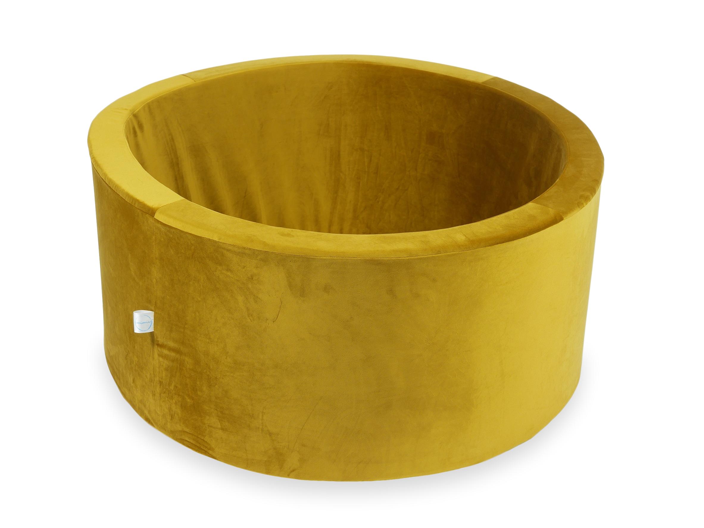 Ball Pit 90x40 velvet gold without balls