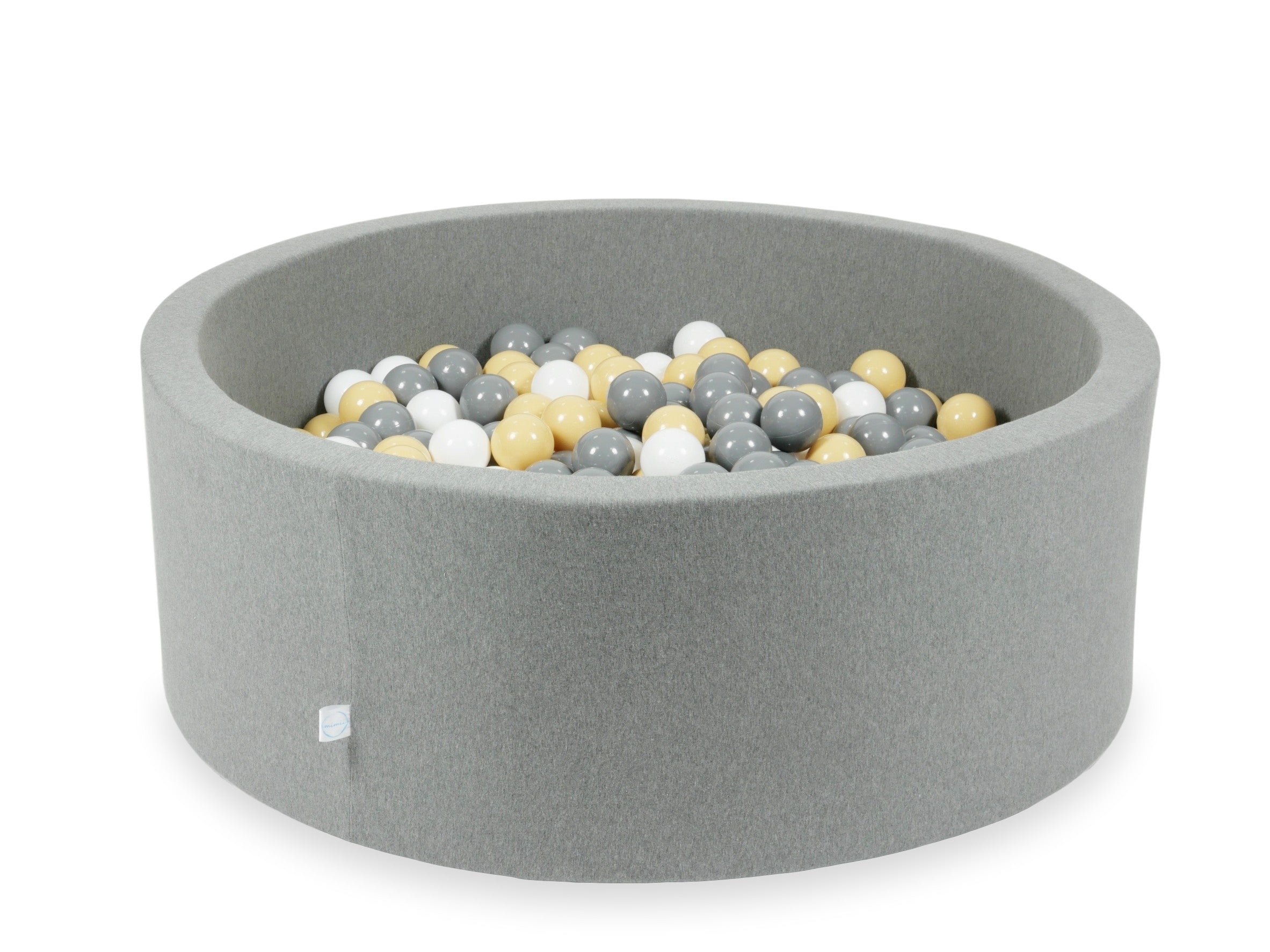 Gray ball pit 110x40 cm with 500 balls