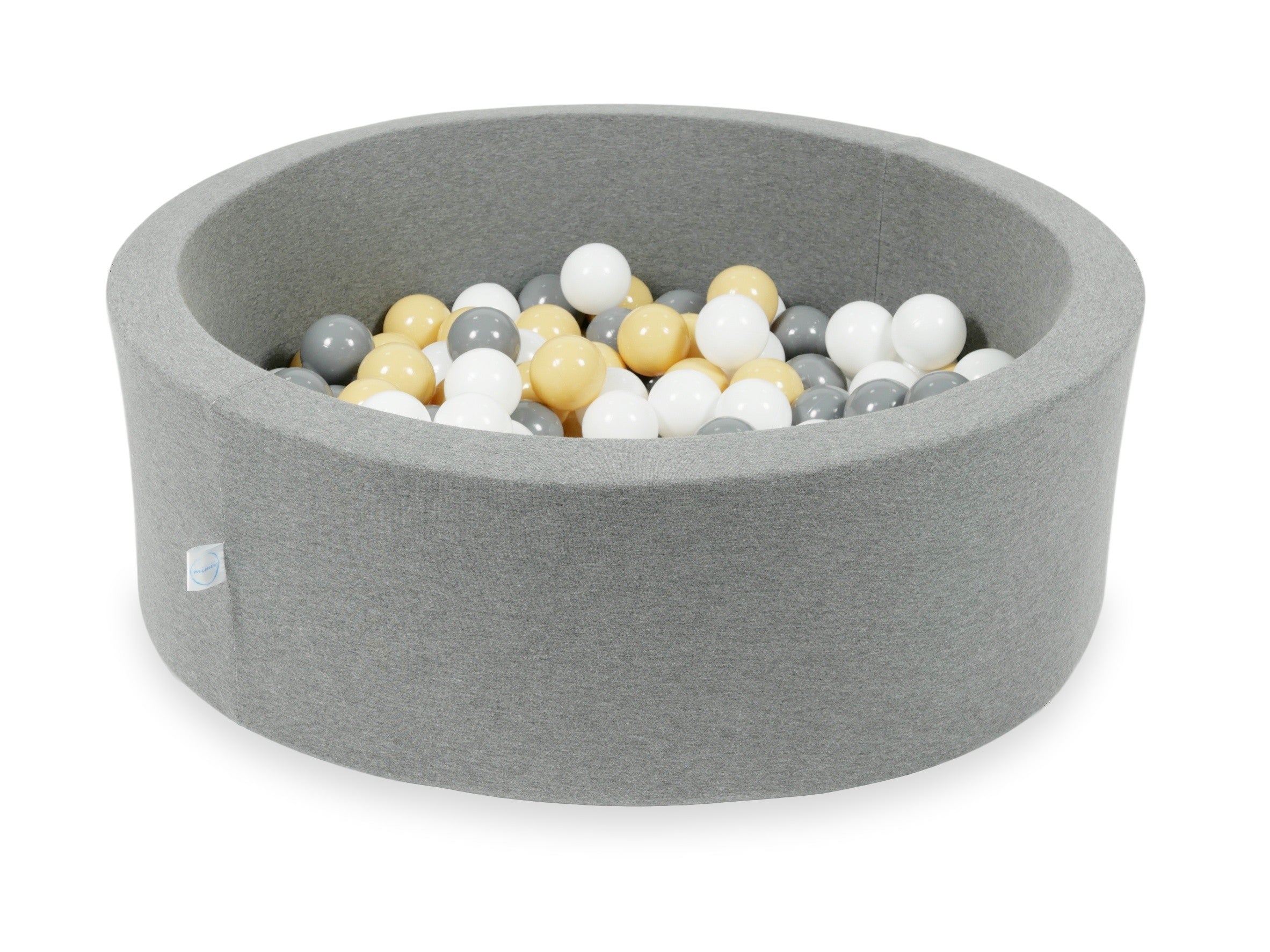 Ball pool in gray 90x30 cm with 200 balls