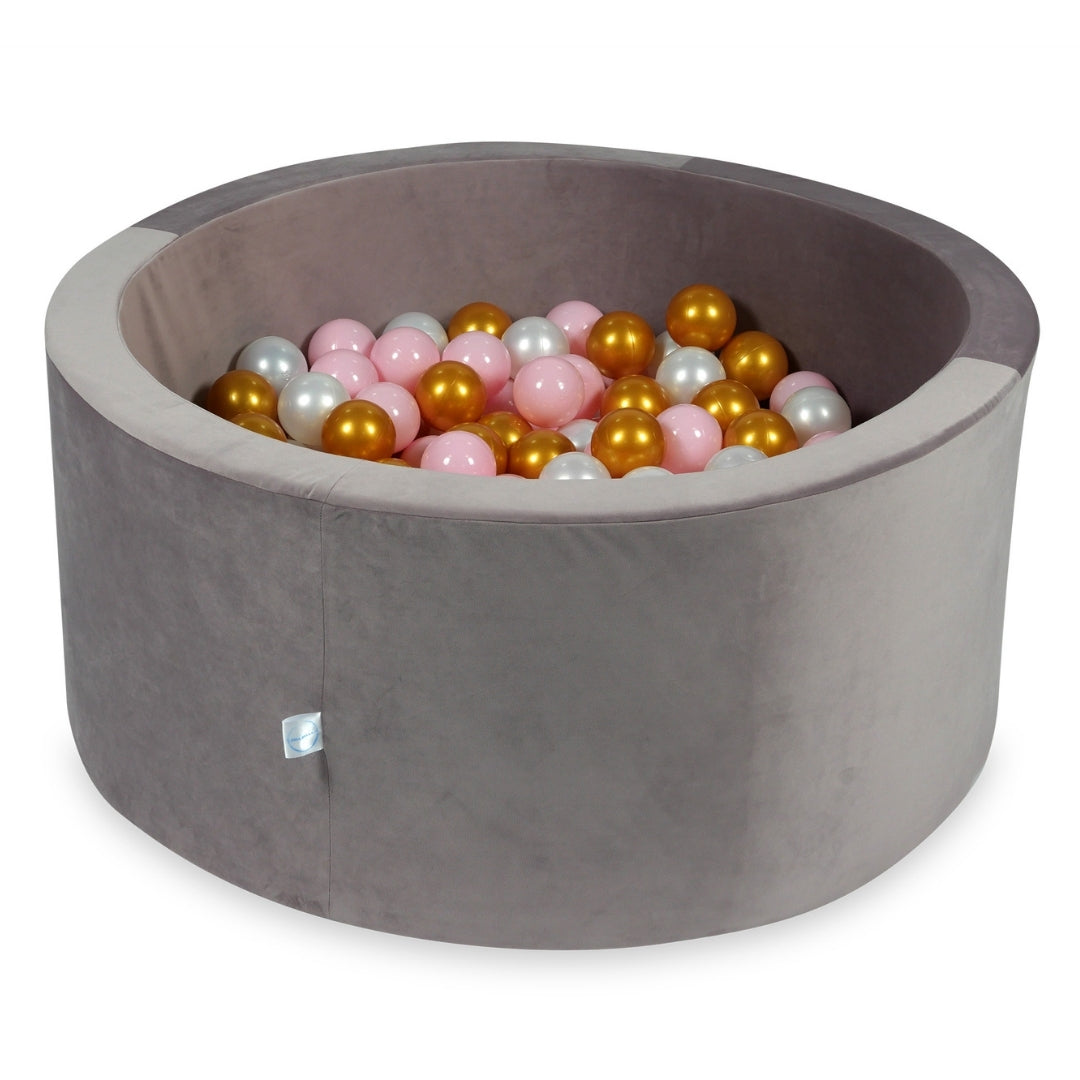 90x40 cm Velvet Lilac Ball Pit with 300 Balls