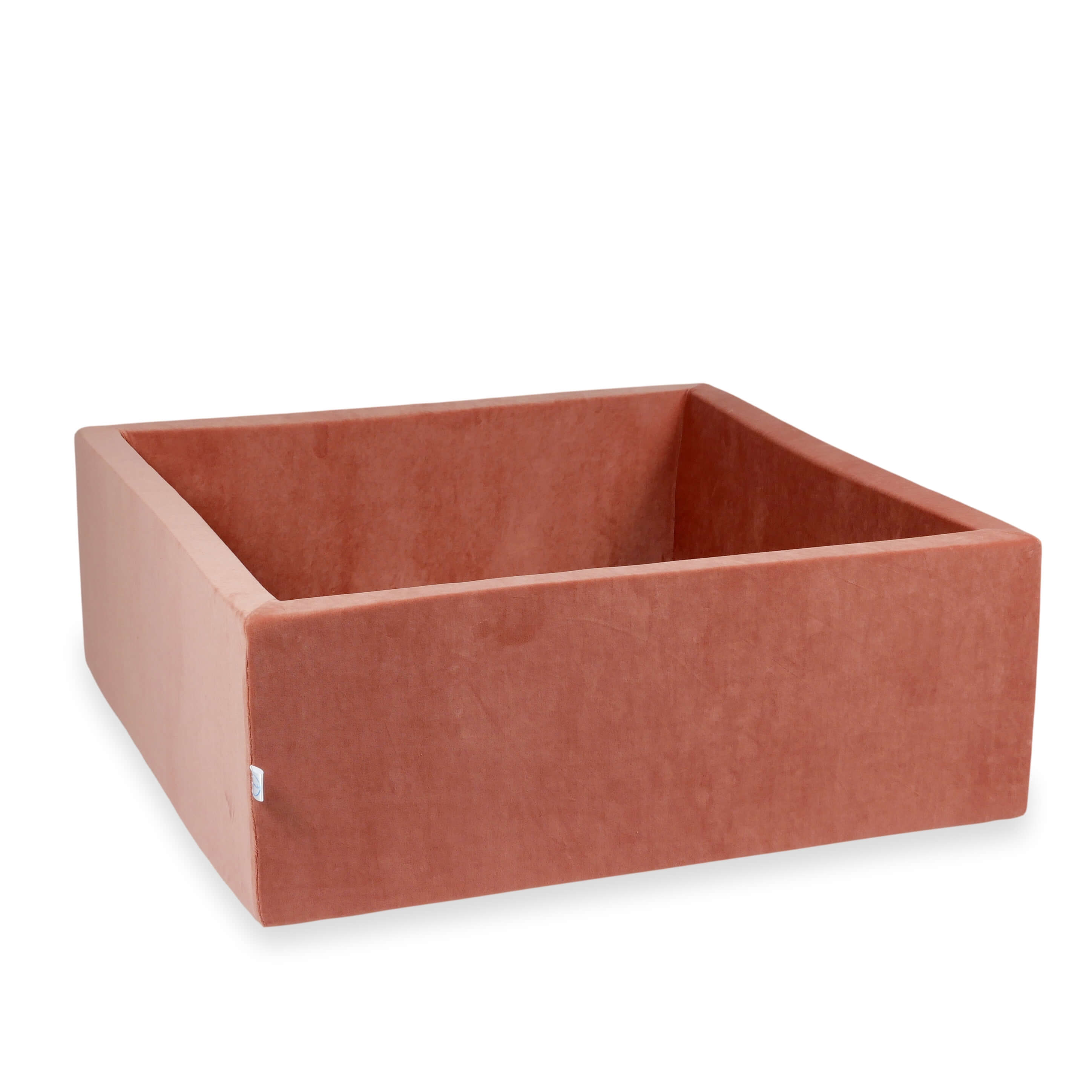 Square ball pit 110x110x40 cm Canyon Clay Velvet Soft without balls