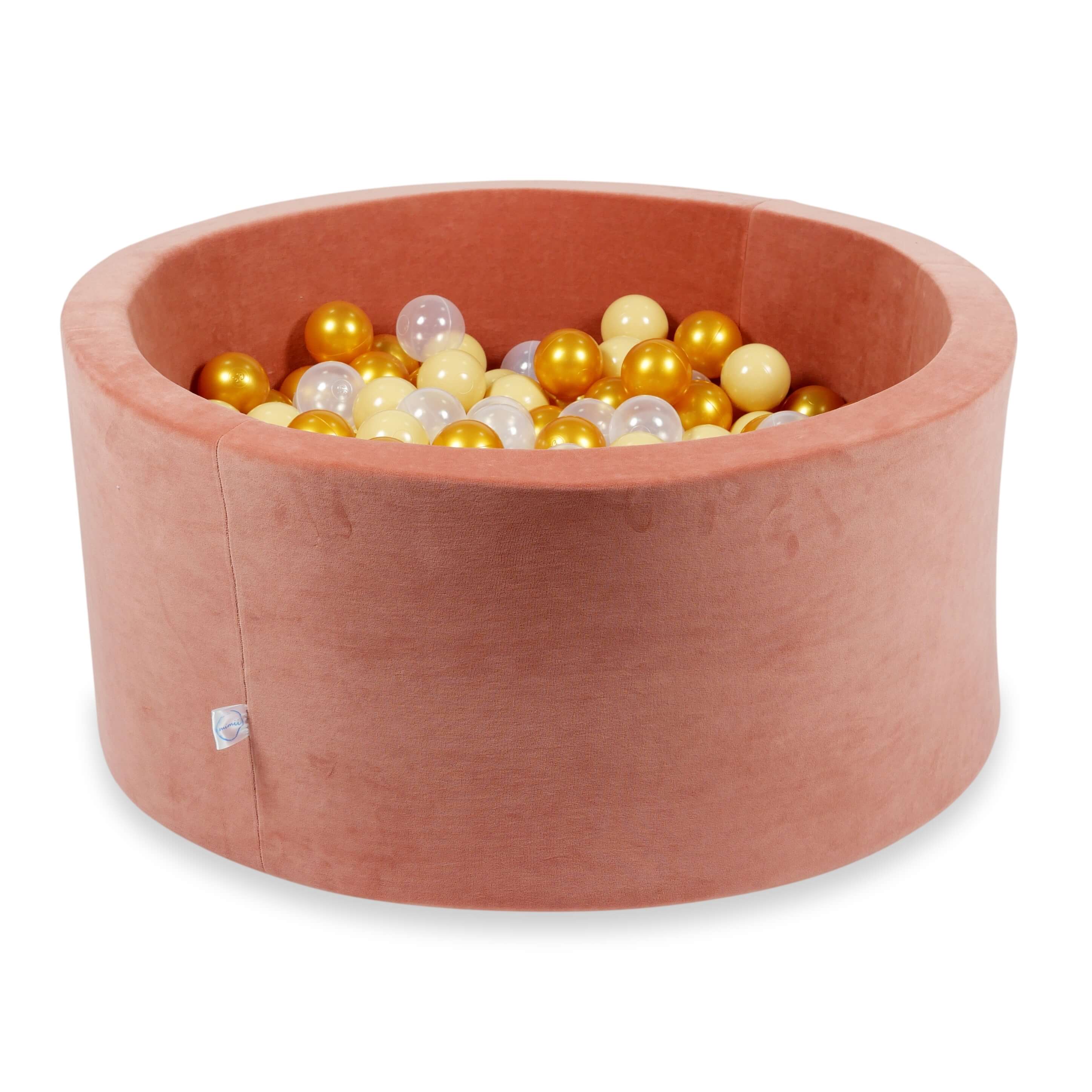 90x40 cm Velvet Soft Canyon Clay Ball Pit with 300 Balls