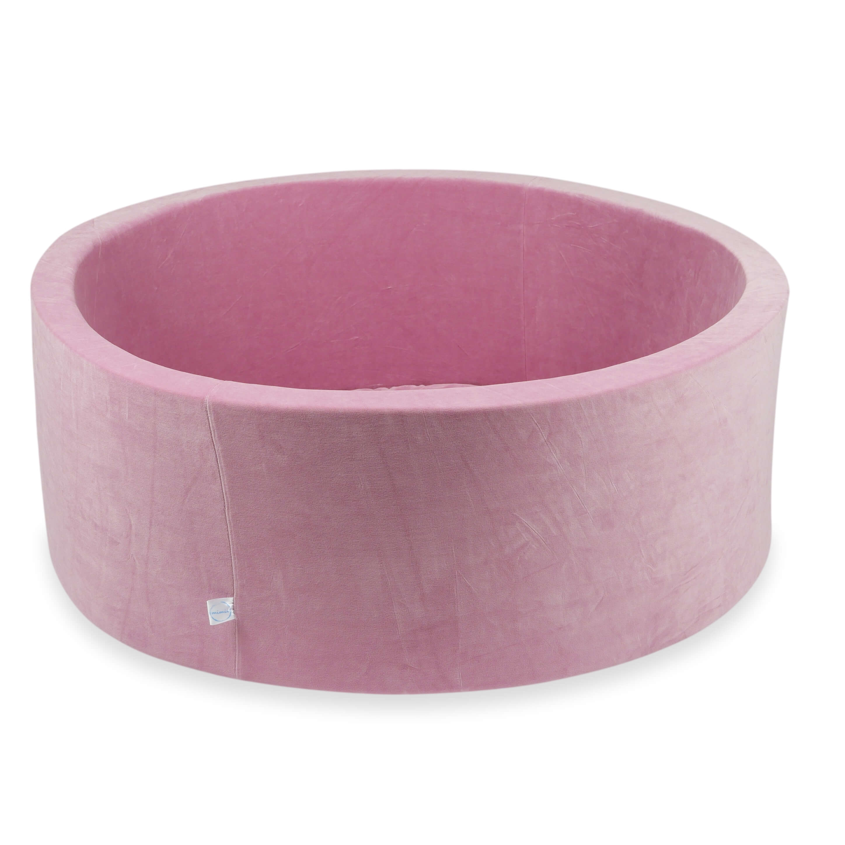 Velvet soft pink ball pit 110x40 cm without balls