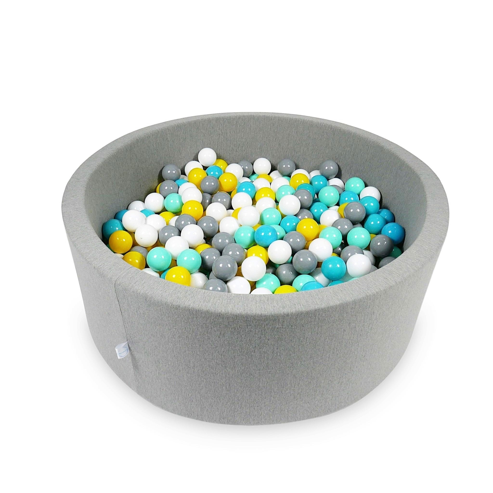 Gray ball pit 110x40 cm with 500 balls