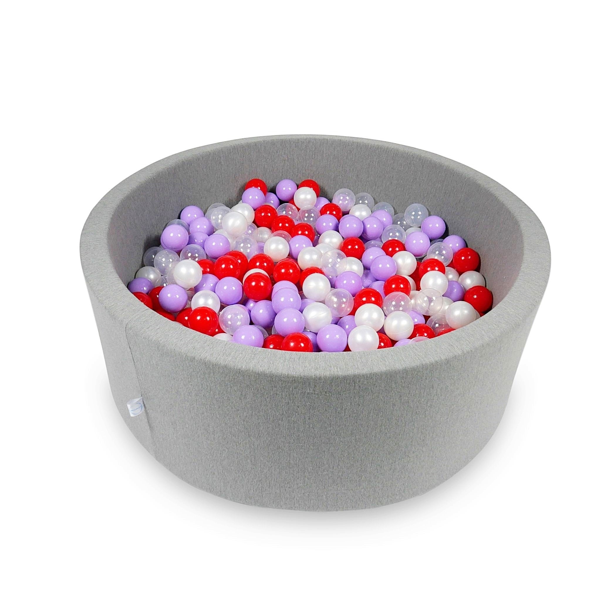 Gray ball pit 110x40 cm with 500 balls