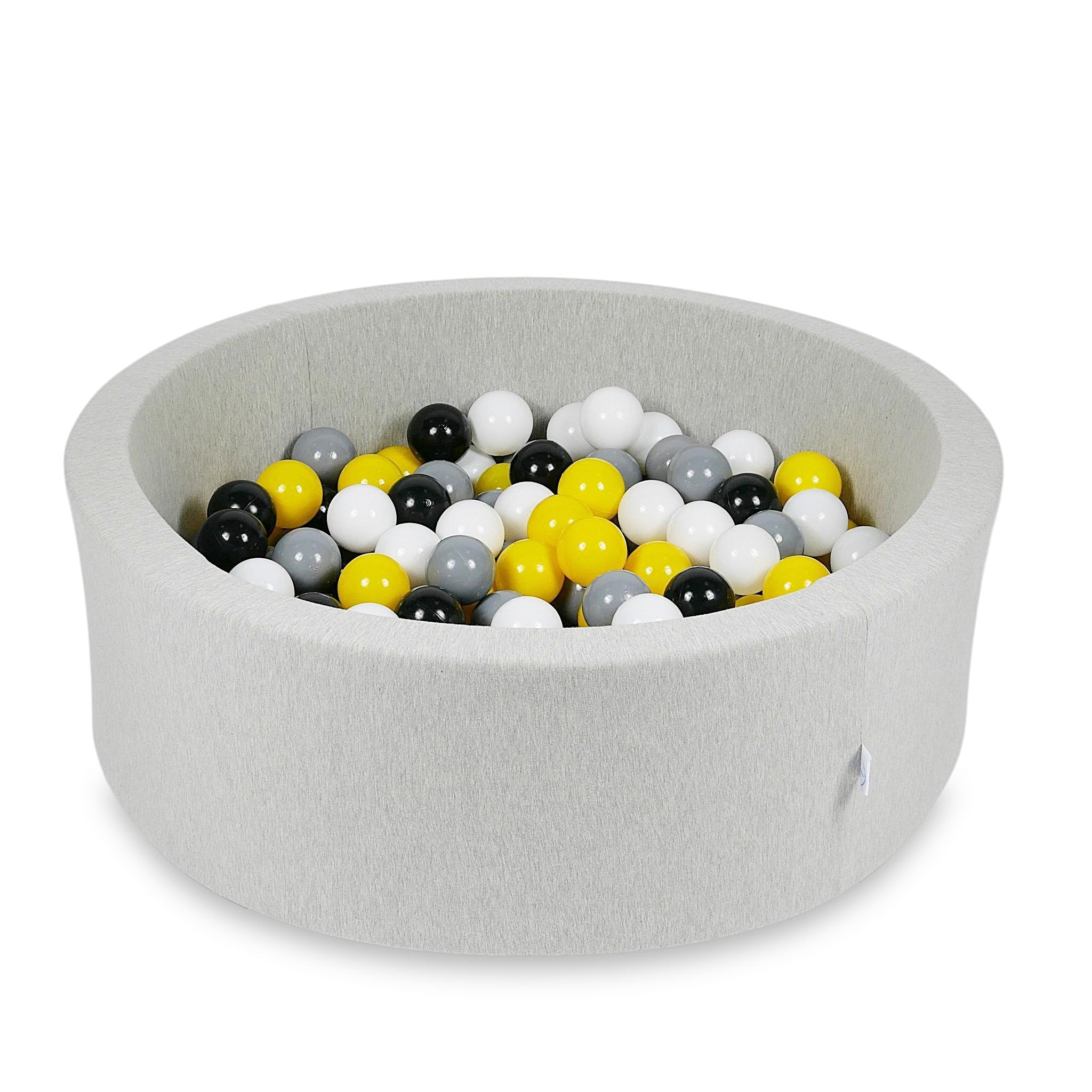 Ball pool in light gray 90x30 cm with 200 balls