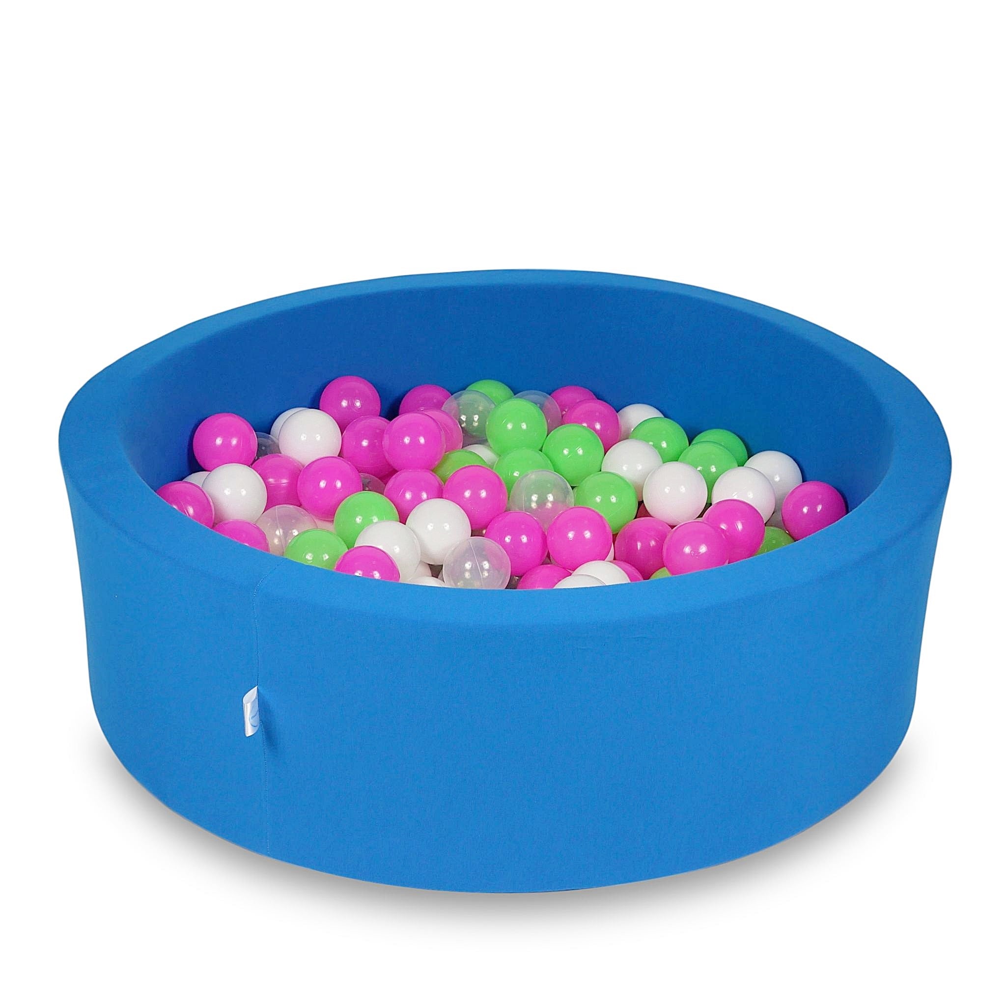 Ball pool in blue 90x30 cm with 200 balls