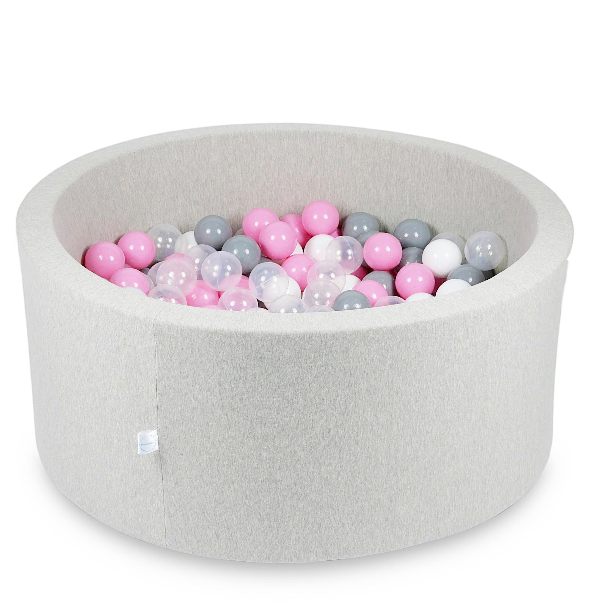 90x40 cm Light Gray Ball Pit with 300 Balls