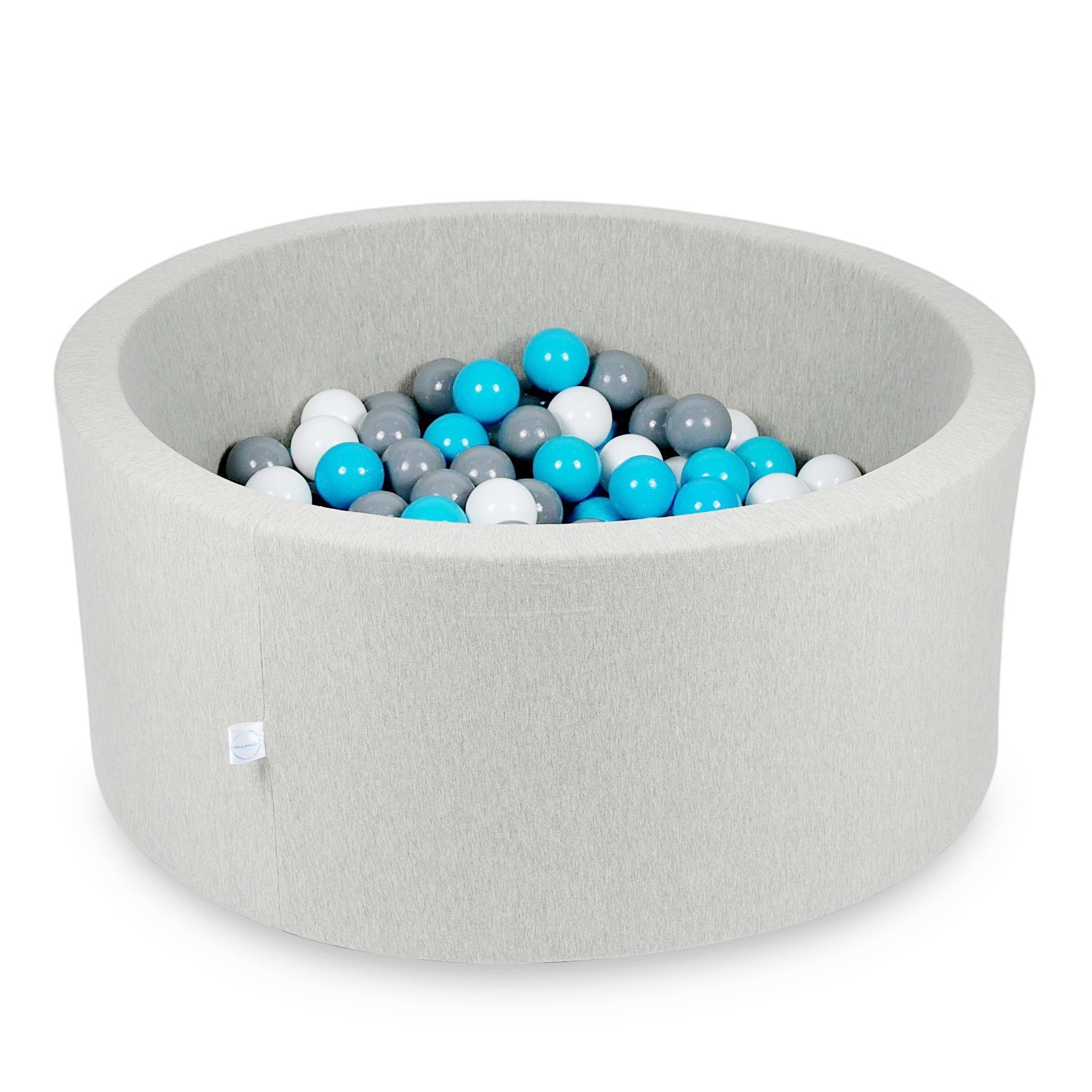 90x40 cm Light Gray Ball Pit with 300 Balls