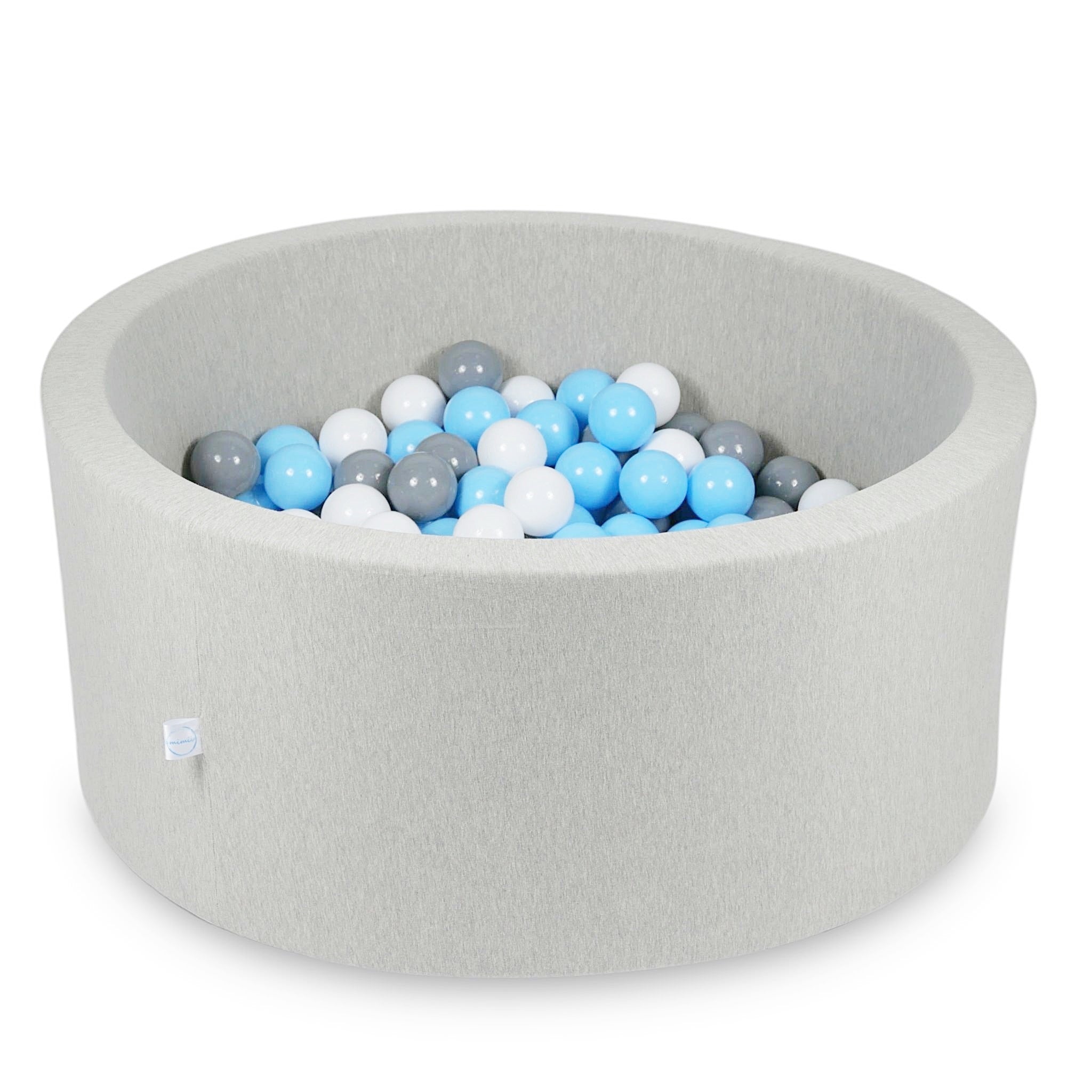 90x40 cm Light Gray Ball Pit with 300 Balls