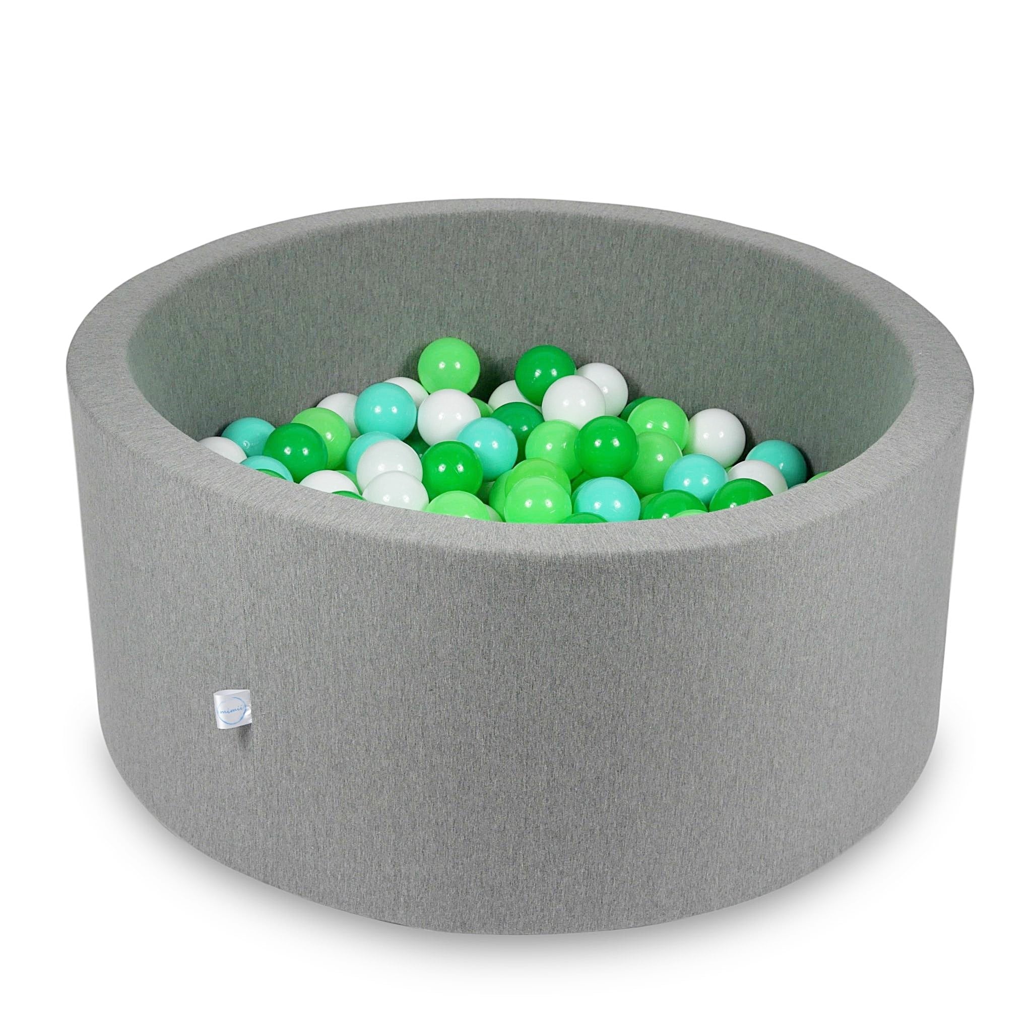 90x40 cm Gray Ball Pit with 300 Balls
