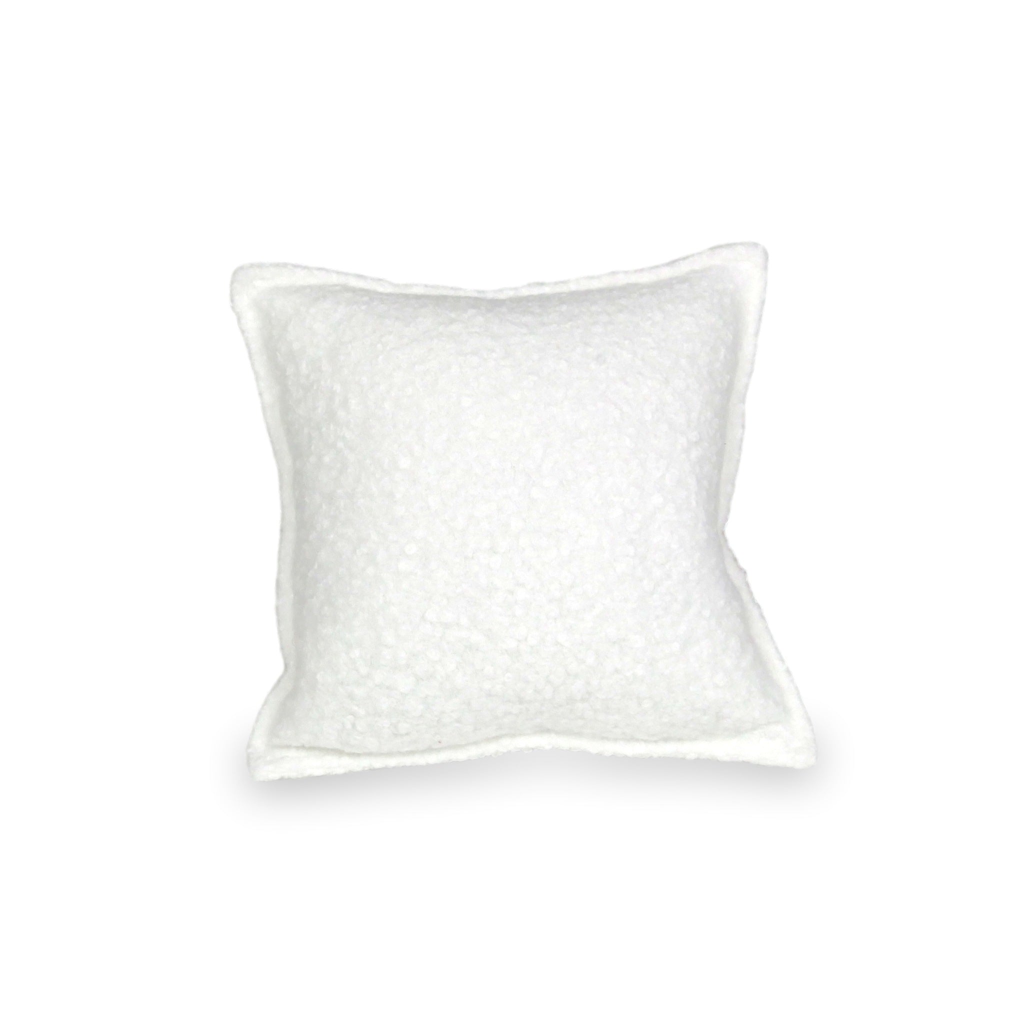 Small Play Pillow for Sofa in boucle