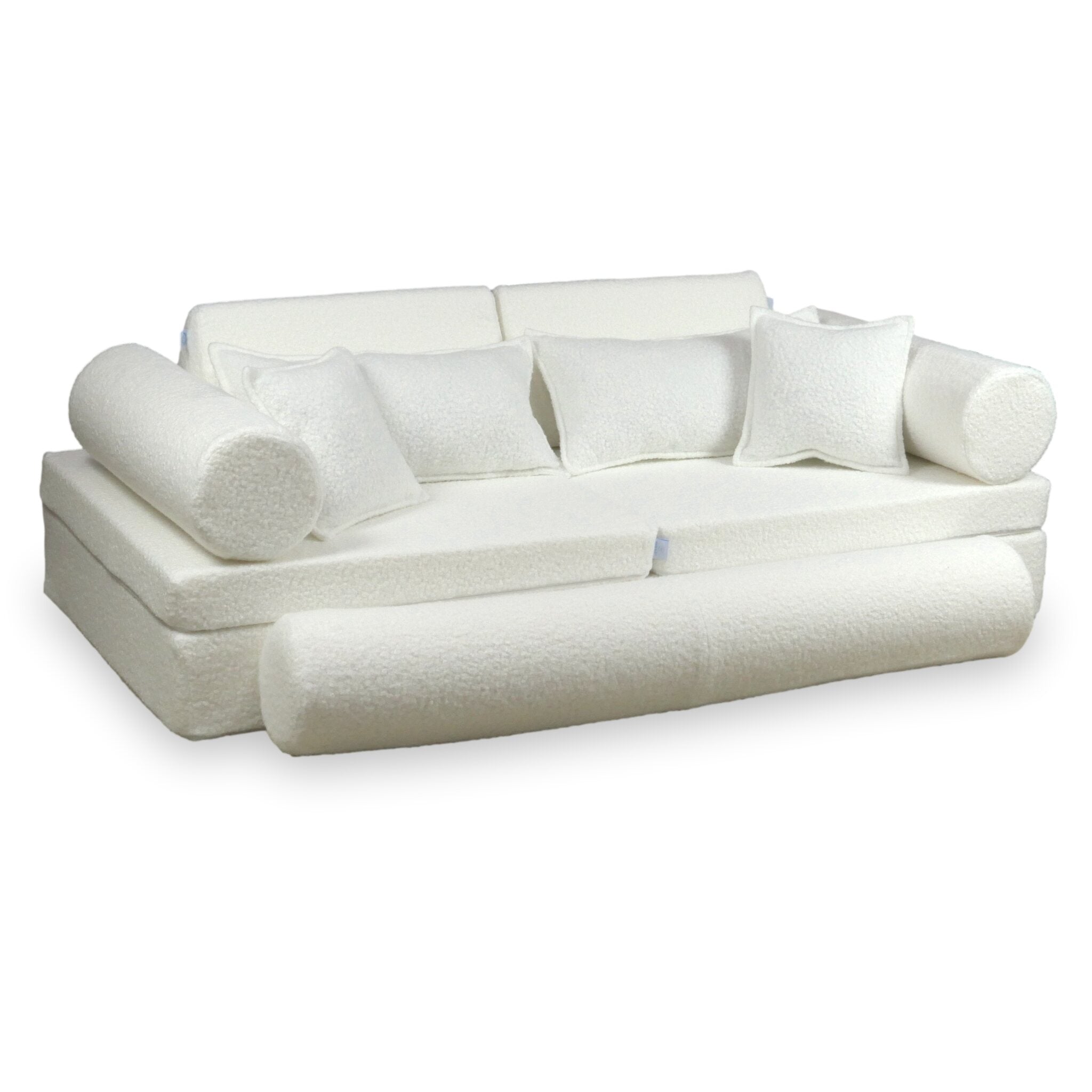 Montessori Play Sofa Deluxe White