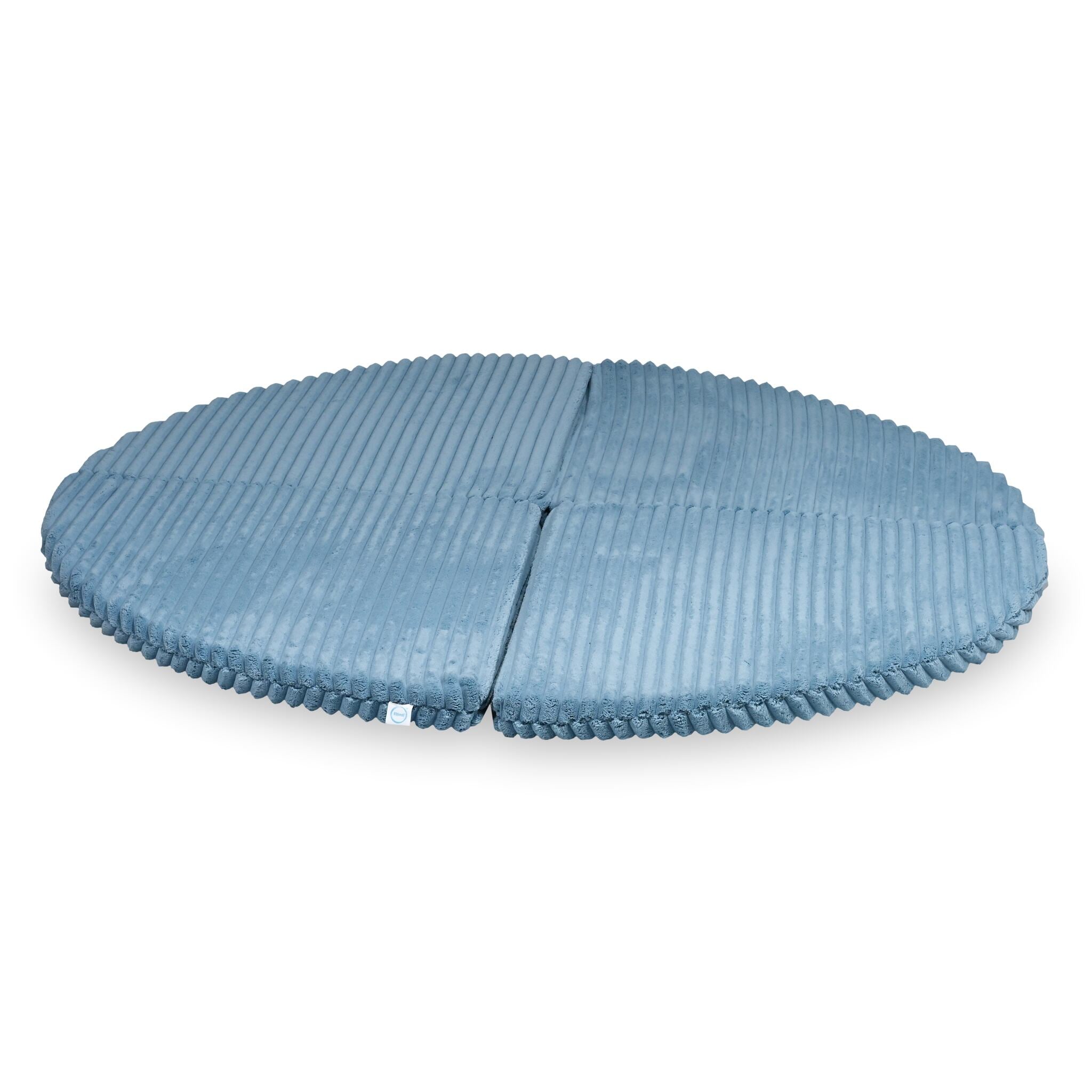 Round baby play mat 160cm in embossed fabric