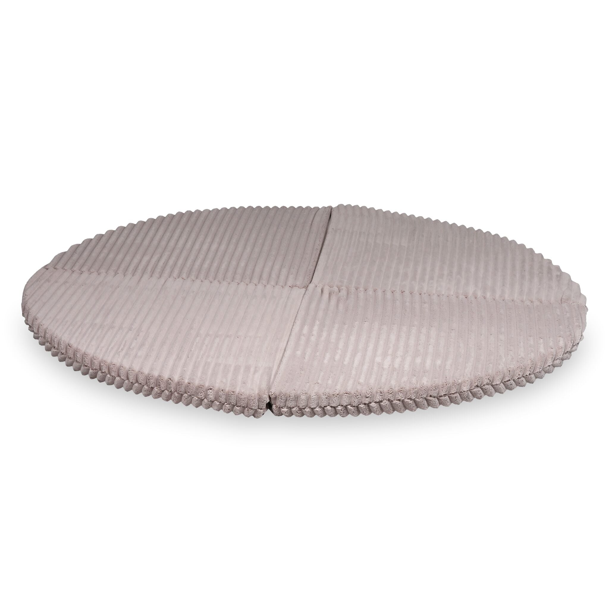 Round baby play mat 160cm in embossed fabric
