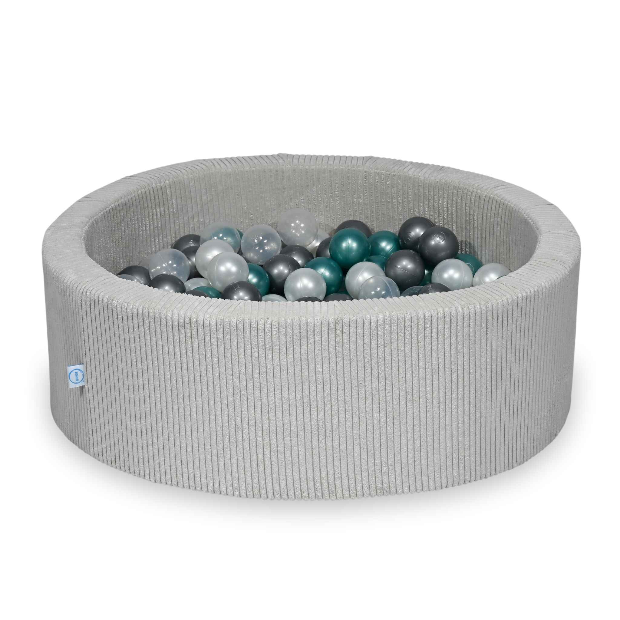 Corduroy ball pit