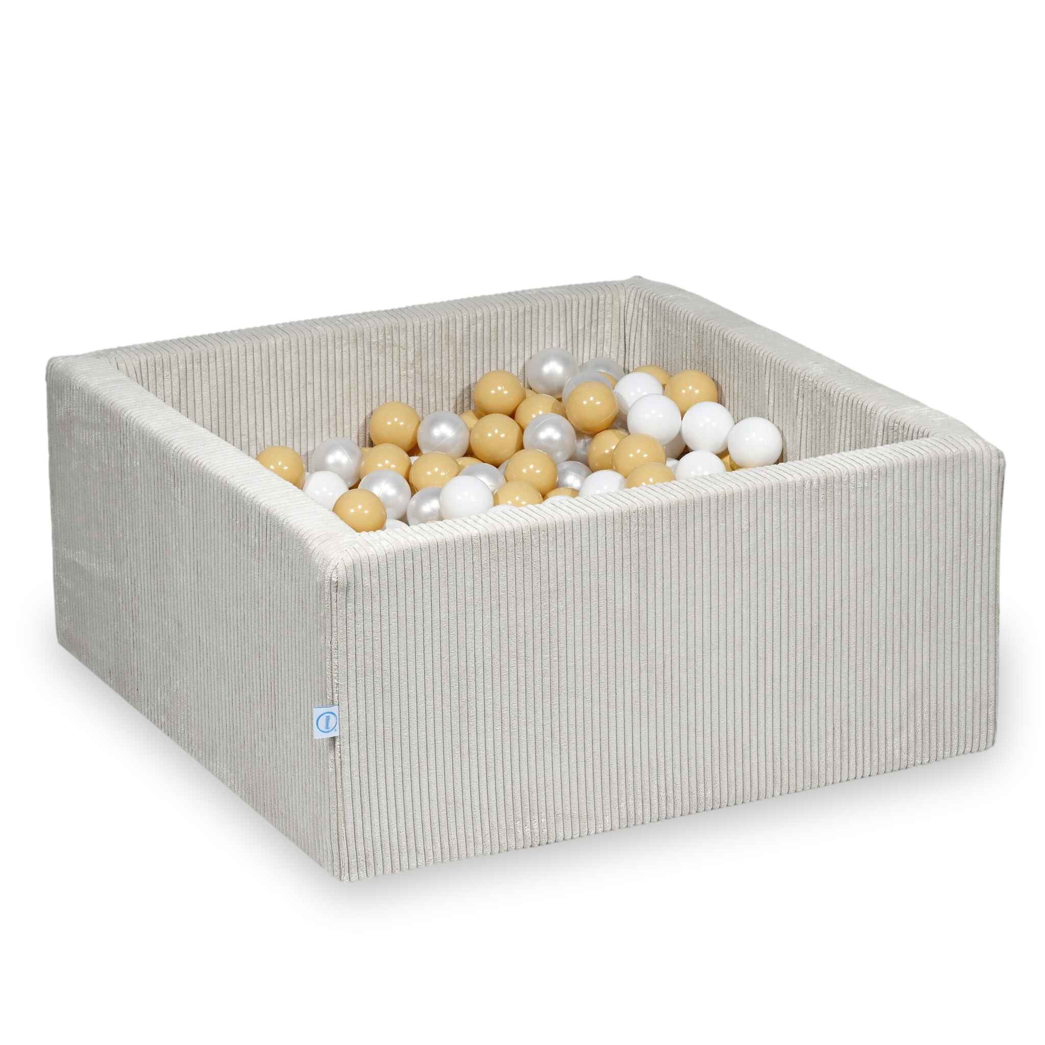Corduroy ball pit
