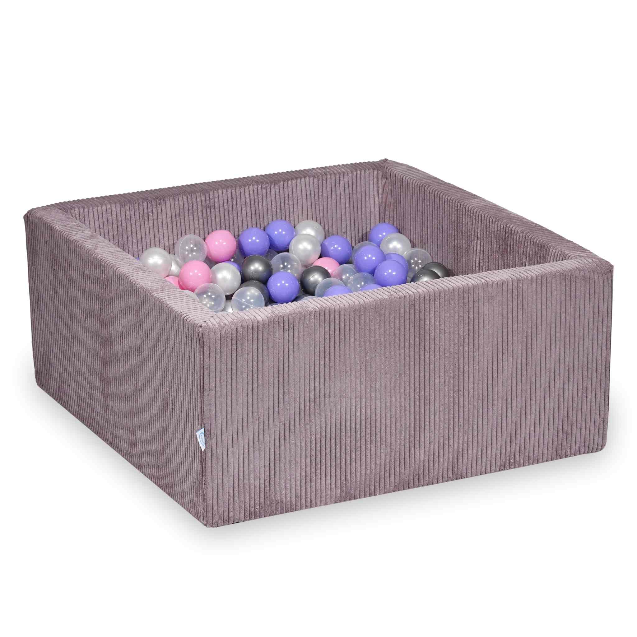 Corduroy ball pit