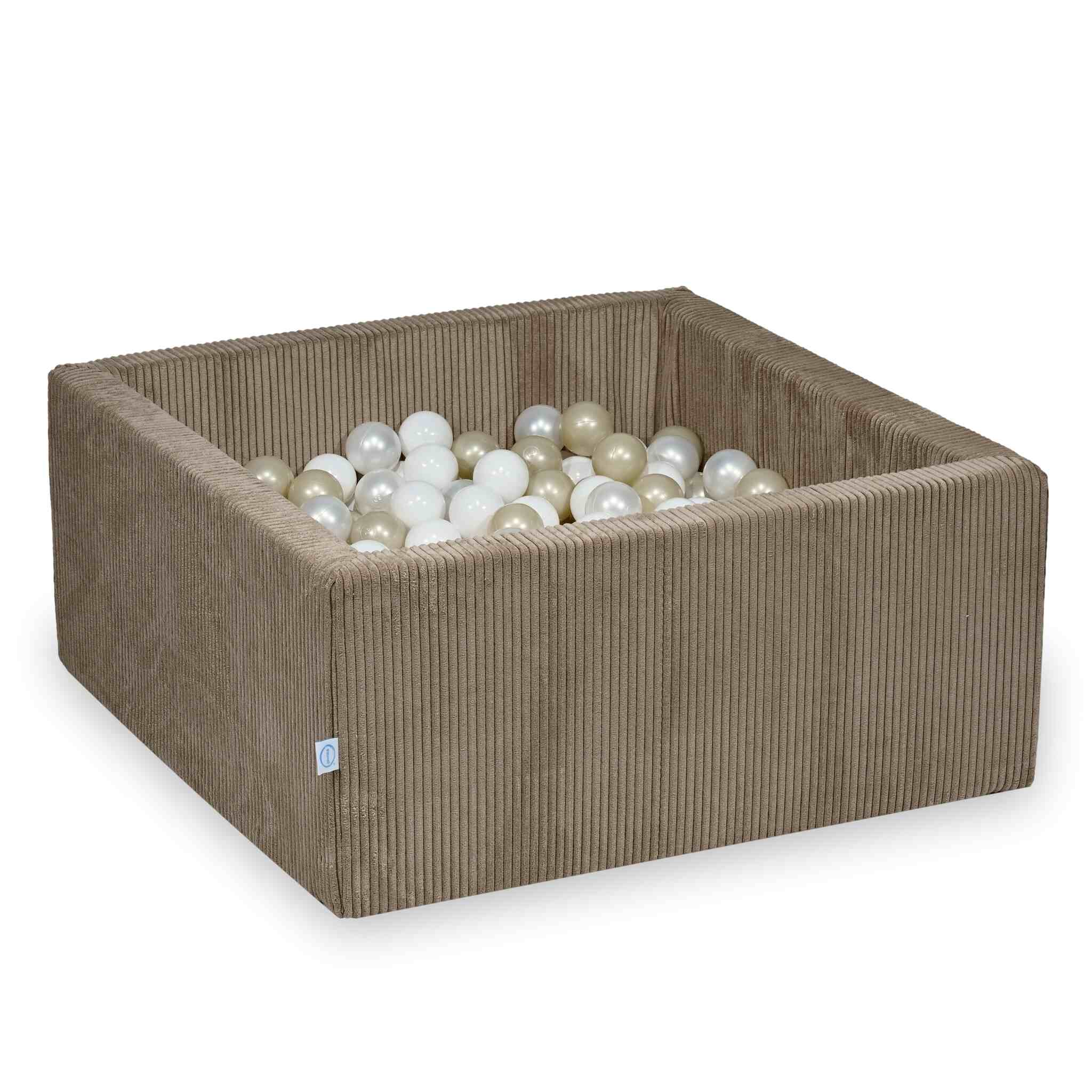 Corduroy ball pit