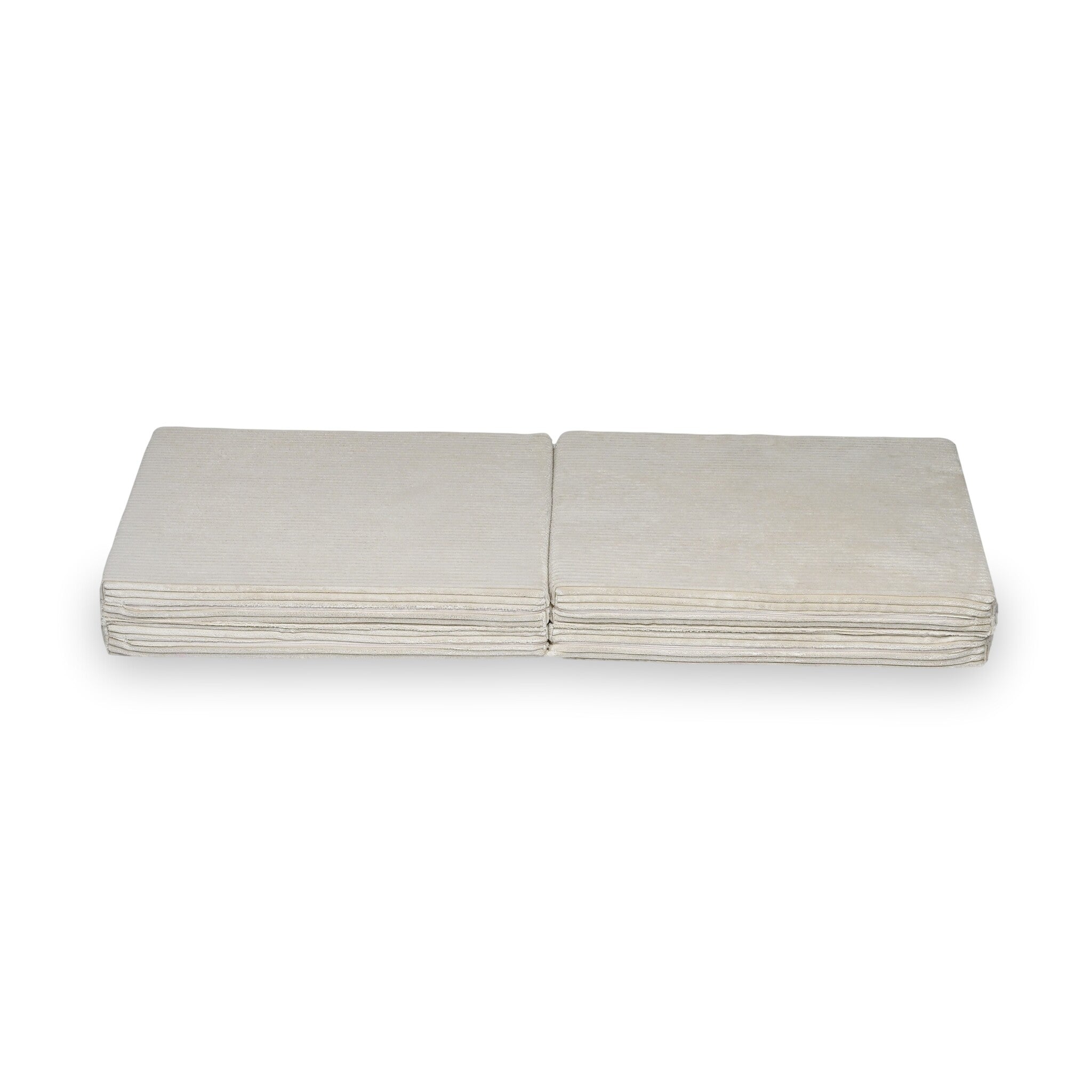 Foldable square baby play mat 120 × 120 cm in Corduroy