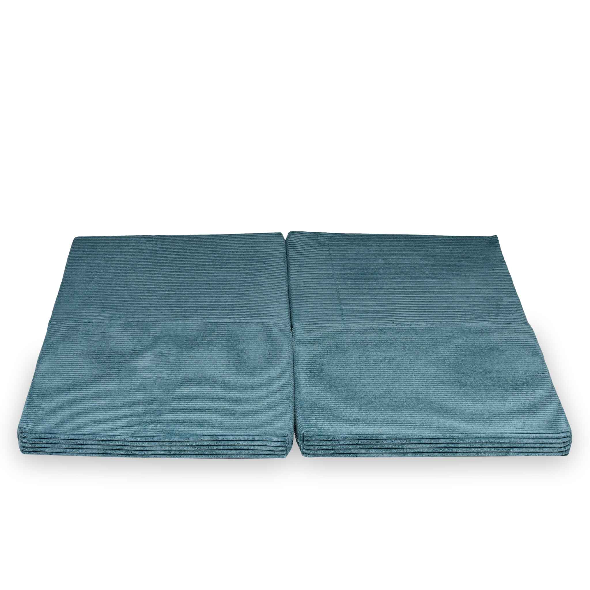 Foldable square baby play mat 120 × 120 cm in Corduroy